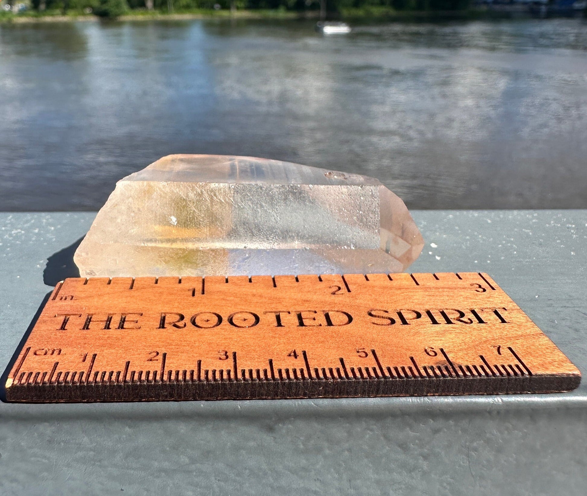 Stunning Rare Raw Golden Healer Lemurian Point