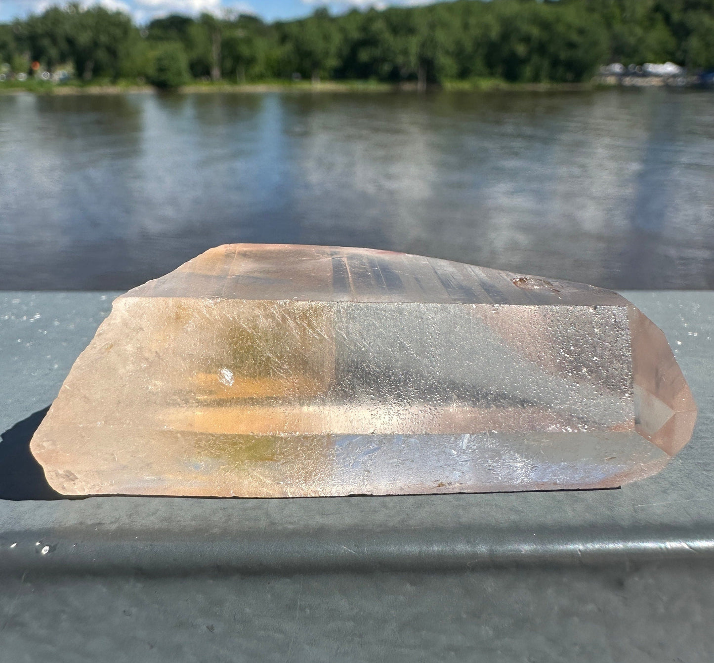 Stunning Rare Raw Golden Healer Lemurian Point
