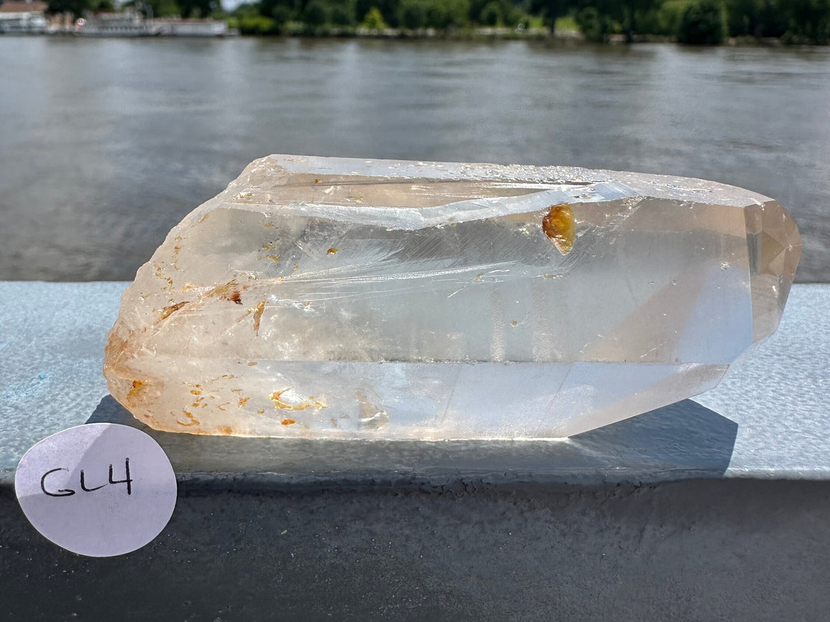 Stunning Rare Raw Golden Healer Lemurian Point