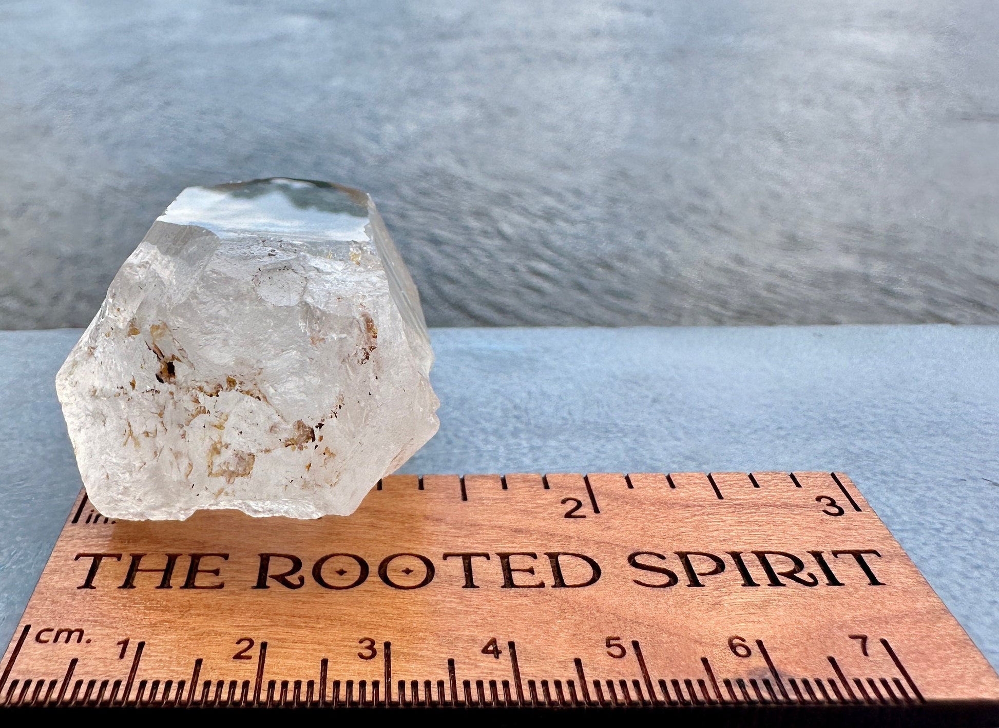 Stunning Rare Raw Golden Healer Lemurian Point