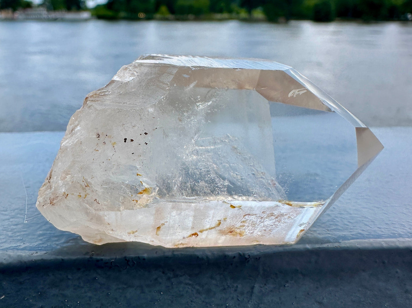 Stunning Rare Raw Golden Healer Lemurian Point