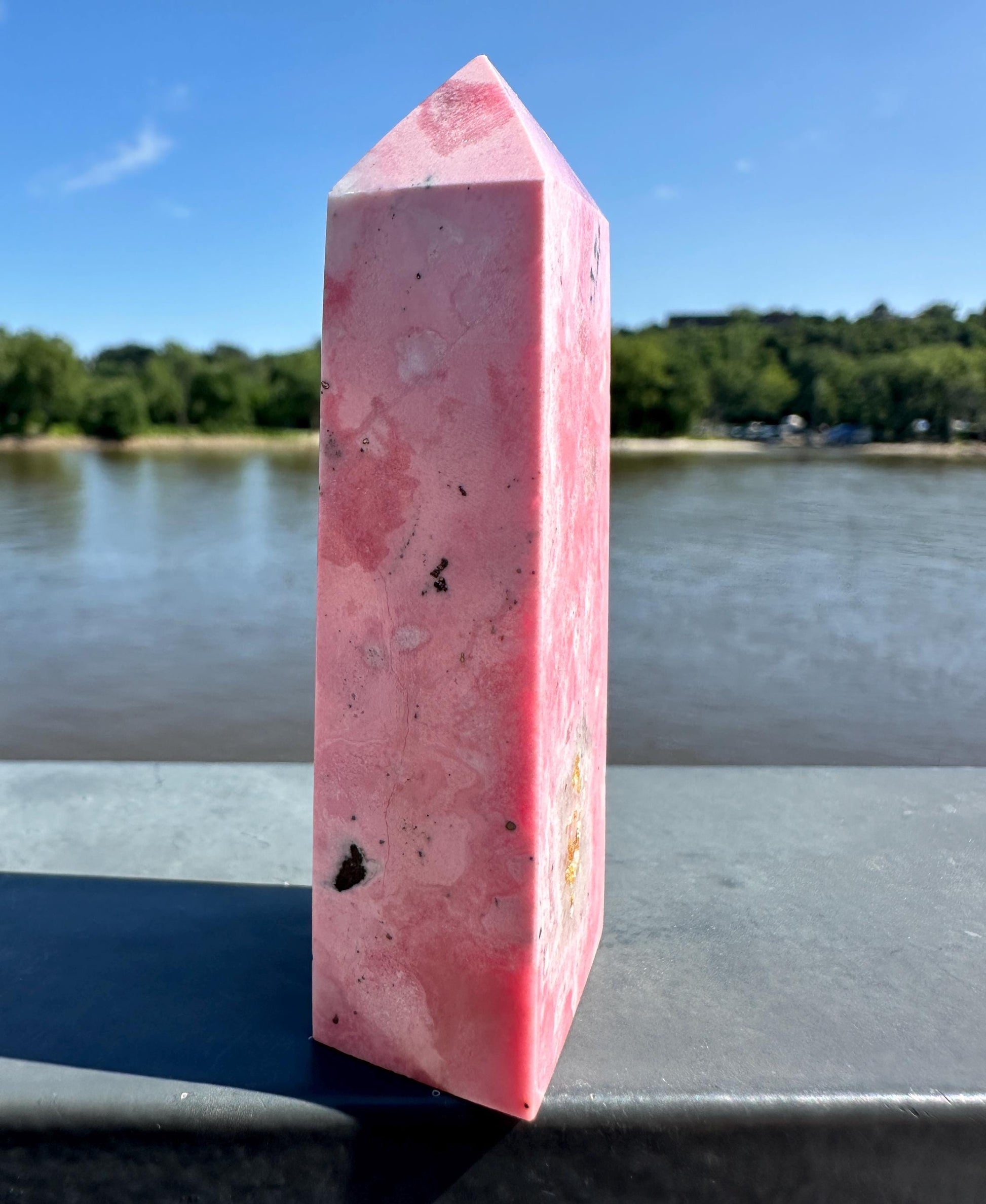 Gorgeous Rhodochrosite Tower from Peru | Heart Healing | Unconditional Love