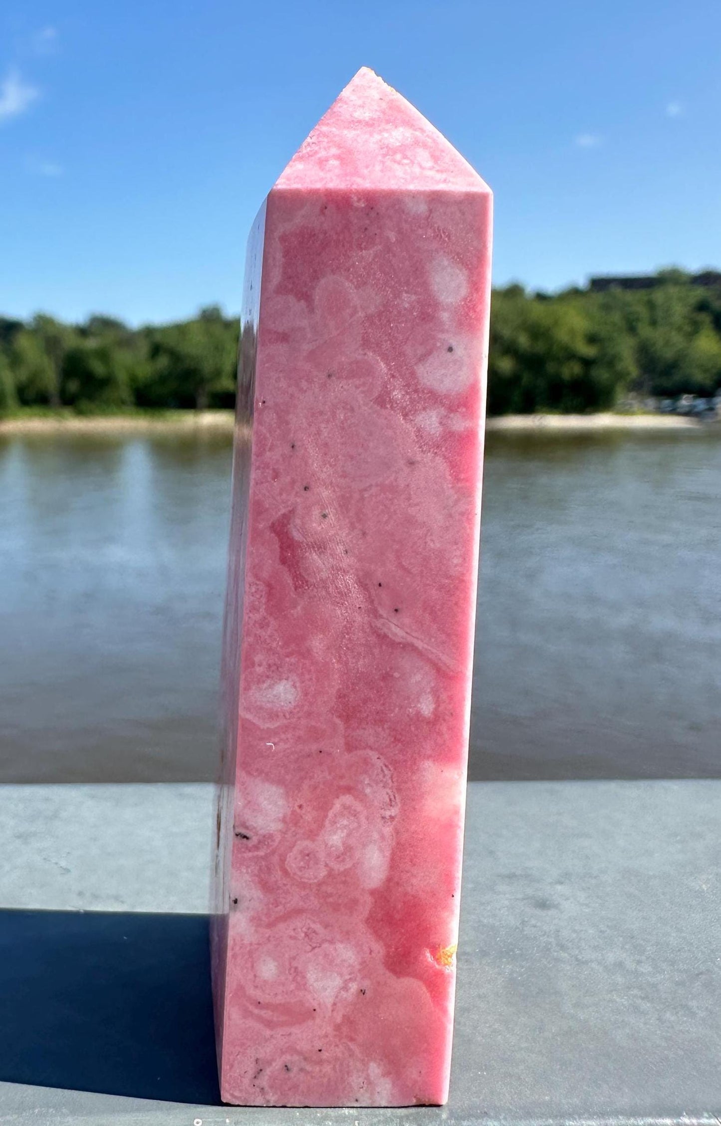 Gorgeous Rhodochrosite Tower from Peru | Heart Healing | Unconditional Love