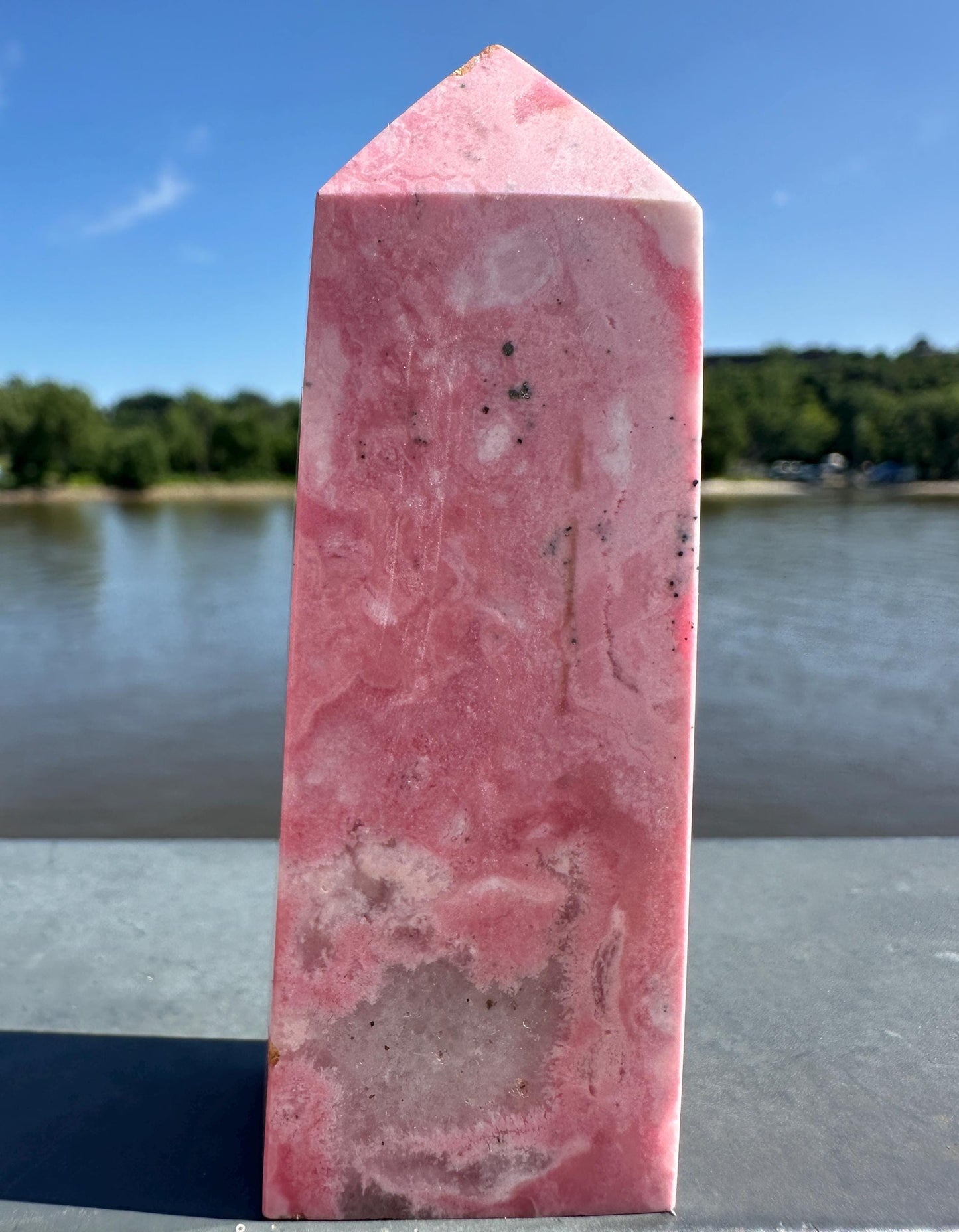 Gorgeous Rhodochrosite Tower from Peru | Heart Healing | Unconditional Love