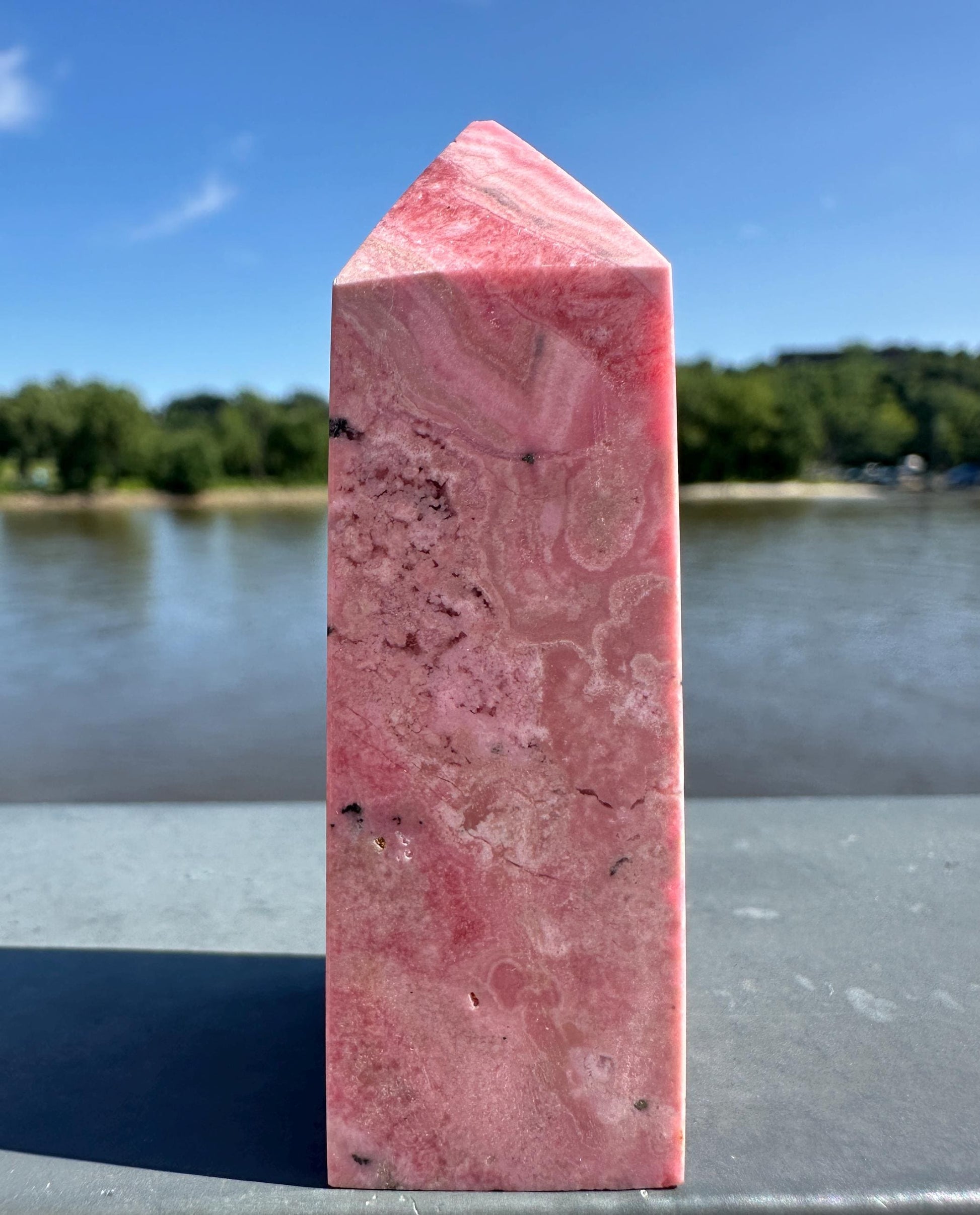 Gorgeous Rhodochrosite Tower from Peru | Heart Healing | Unconditional Love