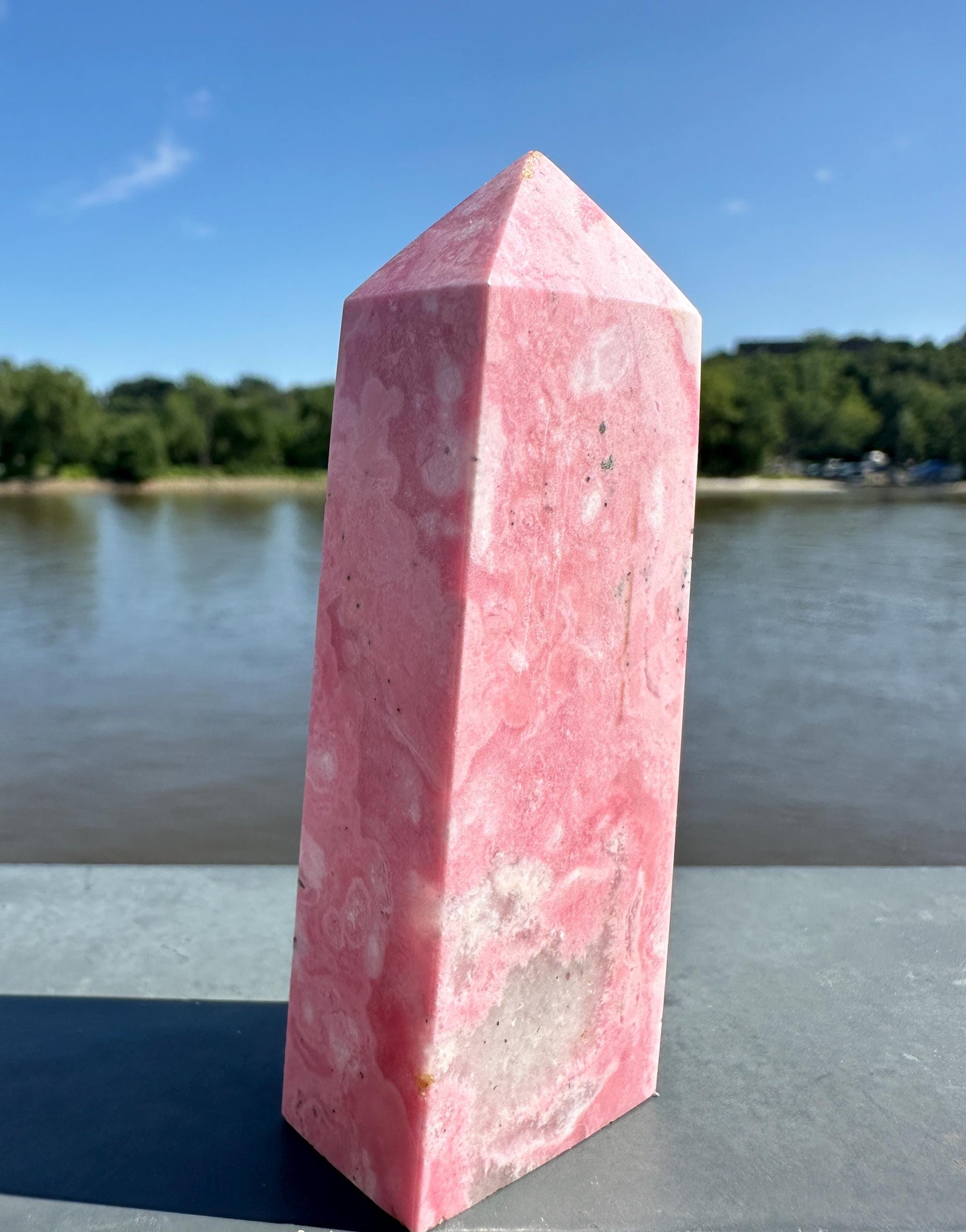 Gorgeous Rhodochrosite Tower from Peru | Heart Healing | Unconditional Love