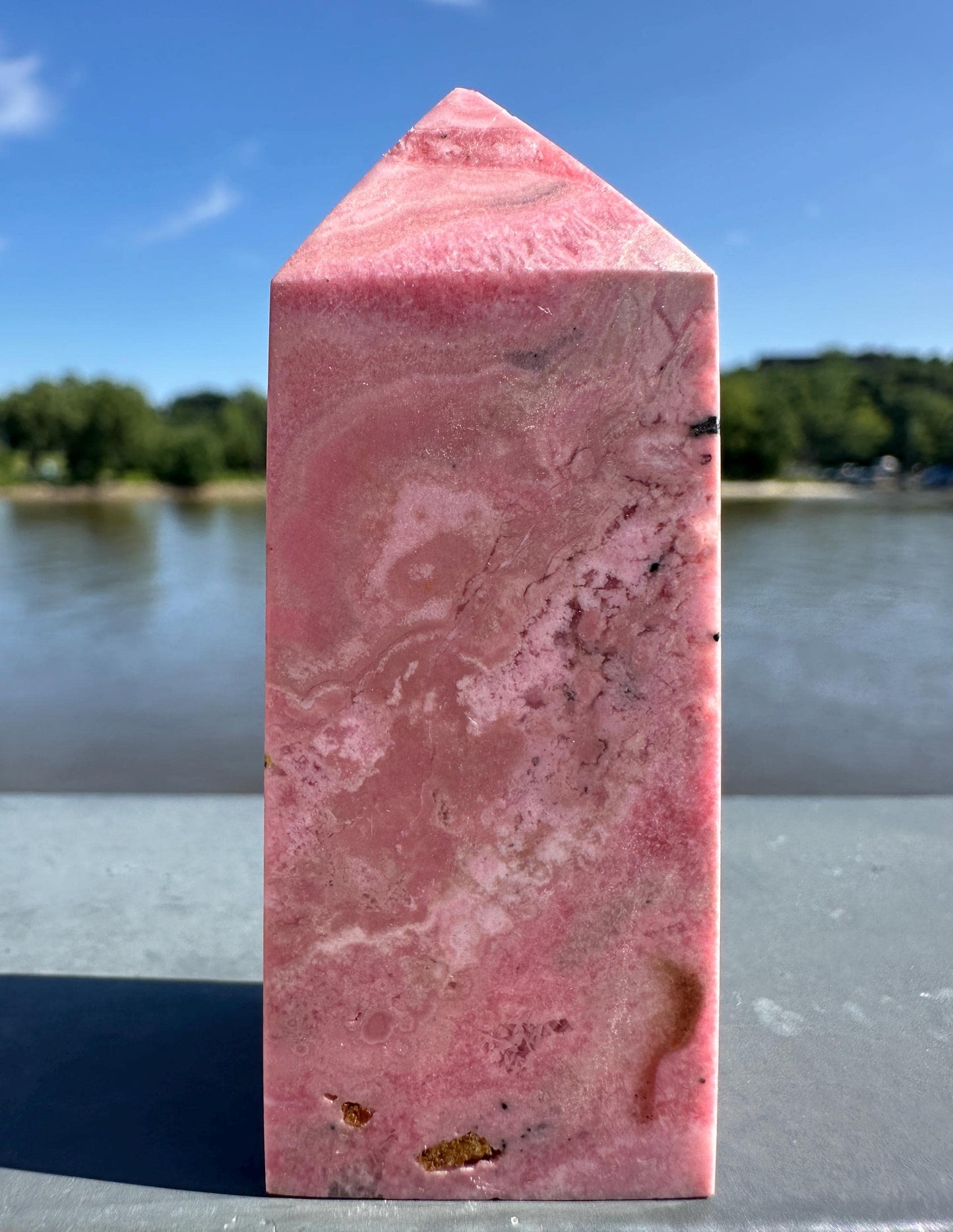 Gorgeous Rhodochrosite Tower from Peru | Heart Healing | Unconditional Love