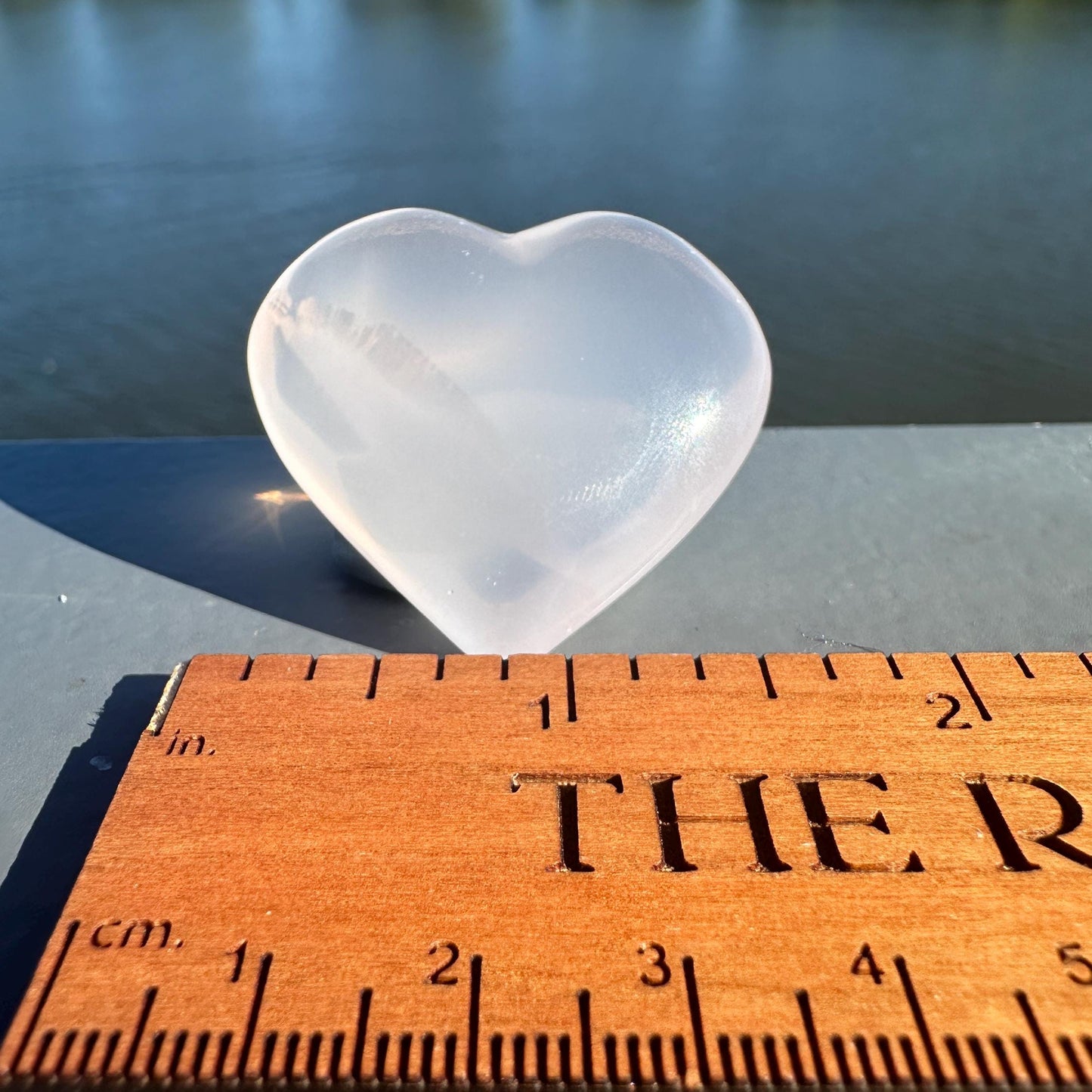 High Quality Rose Quartz with Girasol Heart from Brazil