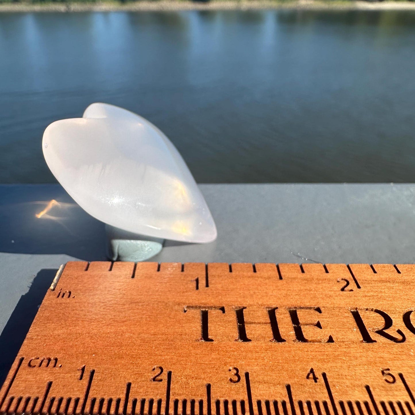 High Quality Rose Quartz with Girasol Heart from Brazil