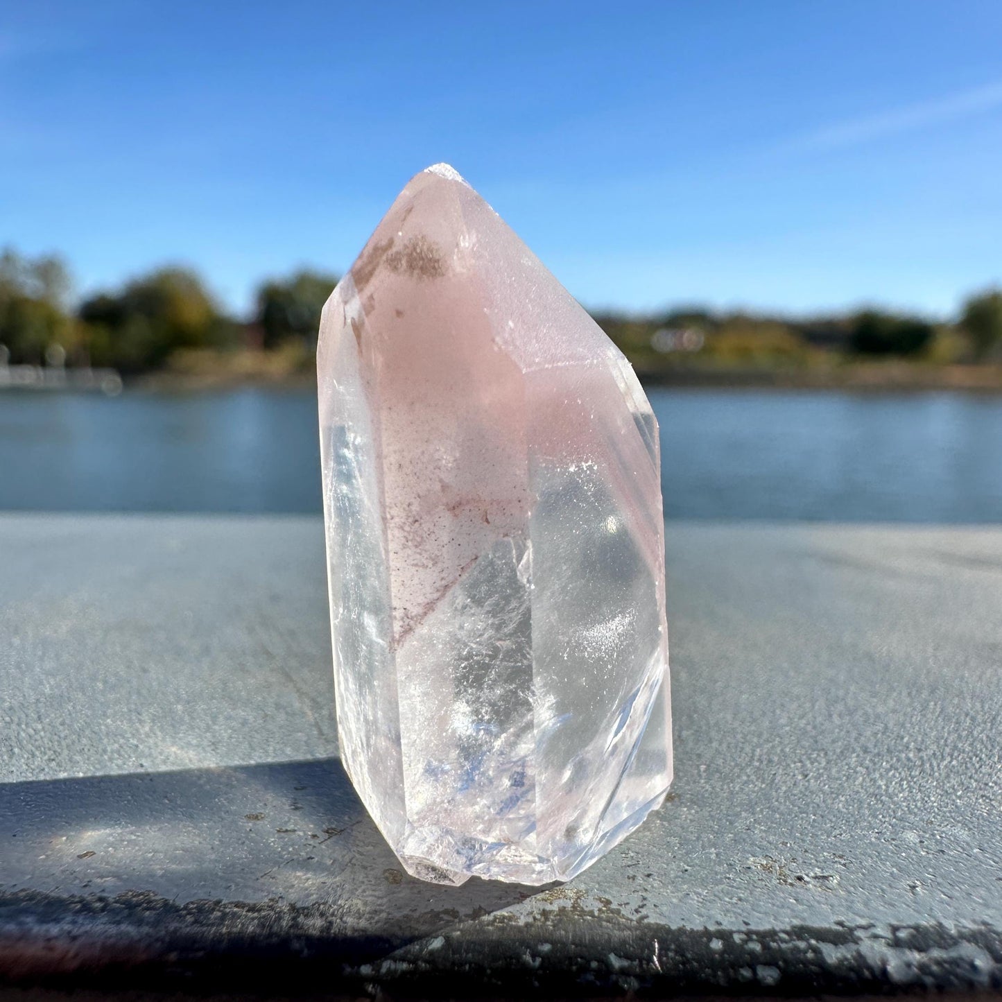 Rare Small Pink Lithium Point from Brazil | Lithium Tower | Lithium Crystal | Rare Crystals | Pink Lithium Crystal | Lithium Quartz