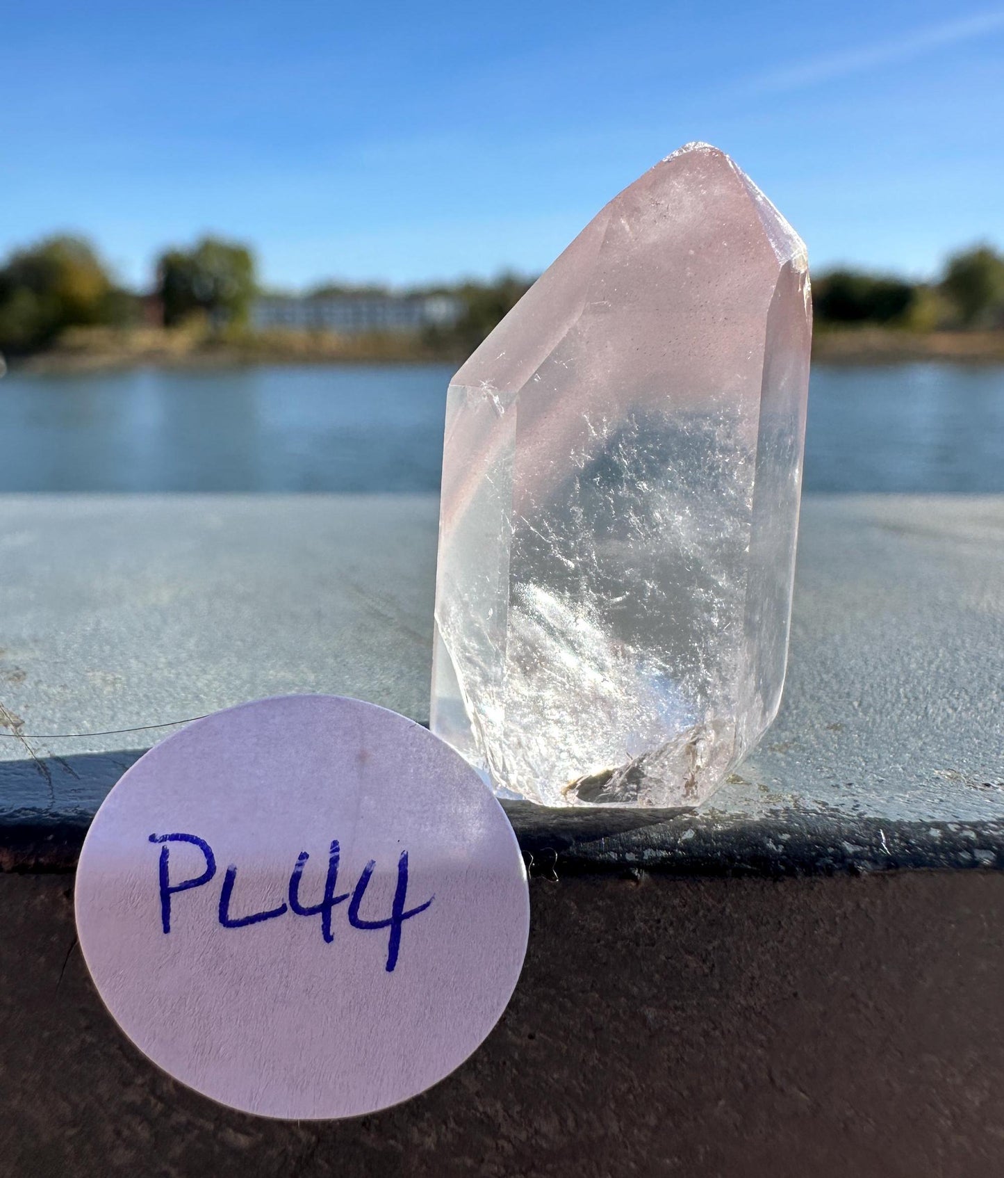 Rare Small Pink Lithium Point from Brazil | Lithium Tower | Lithium Crystal | Rare Crystals | Pink Lithium Crystal | Lithium Quartz