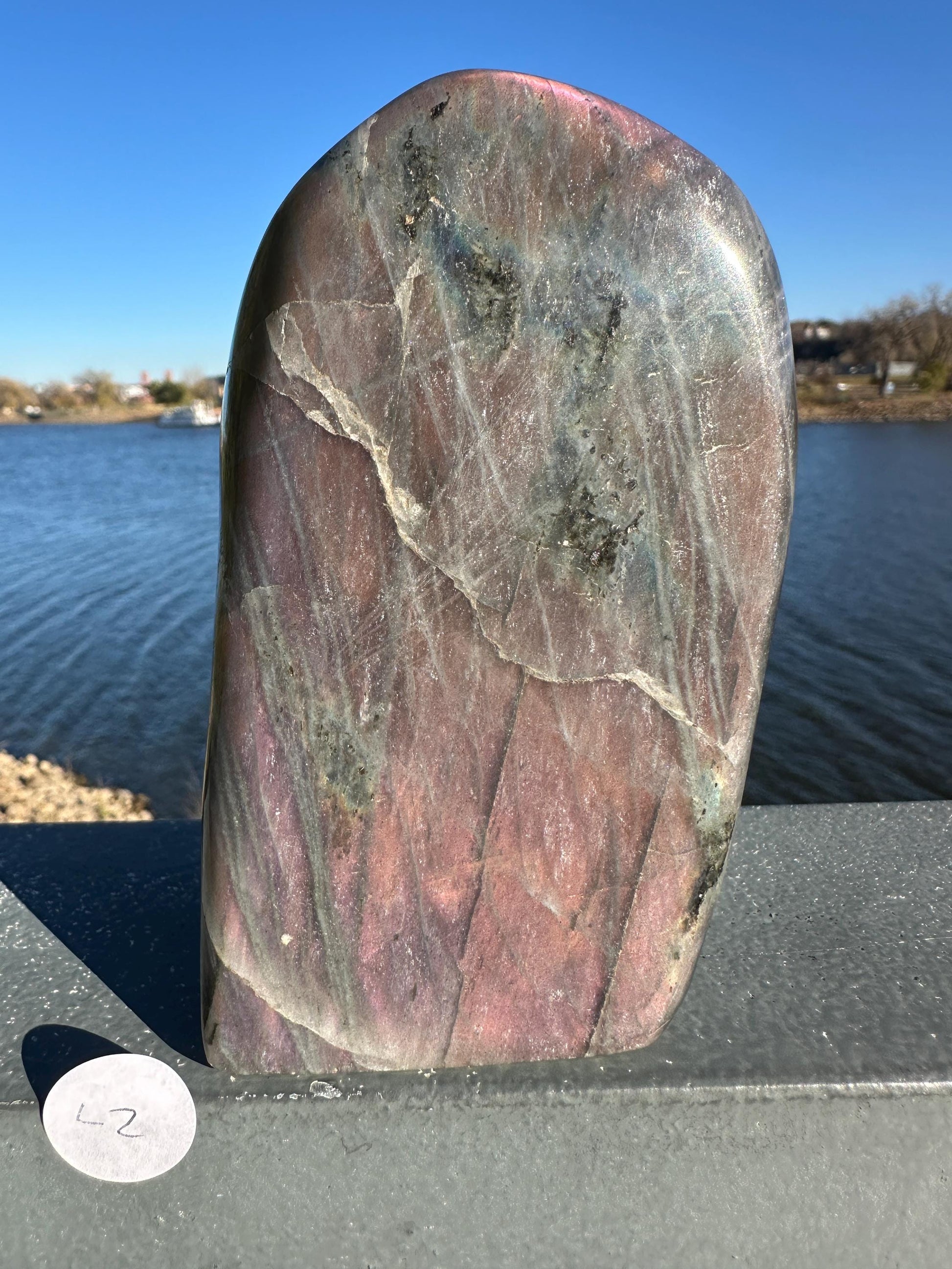 Flashy Natural Labradorite Polished Freeform