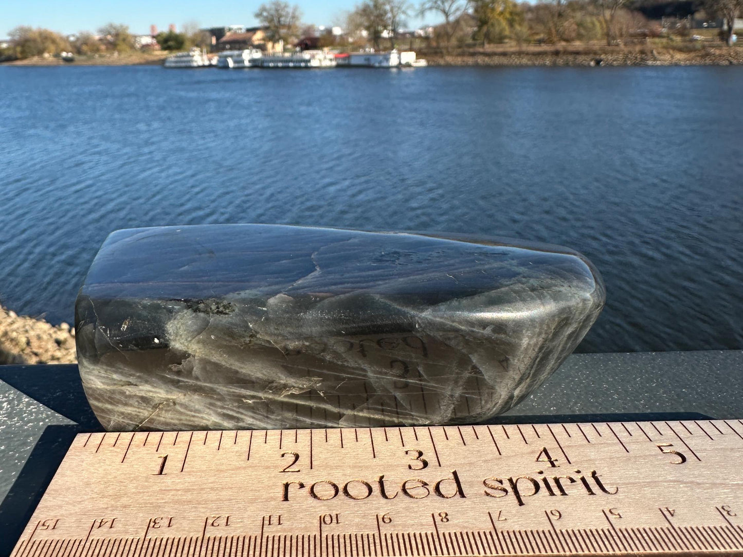 Flashy Natural Labradorite Polished Freeform