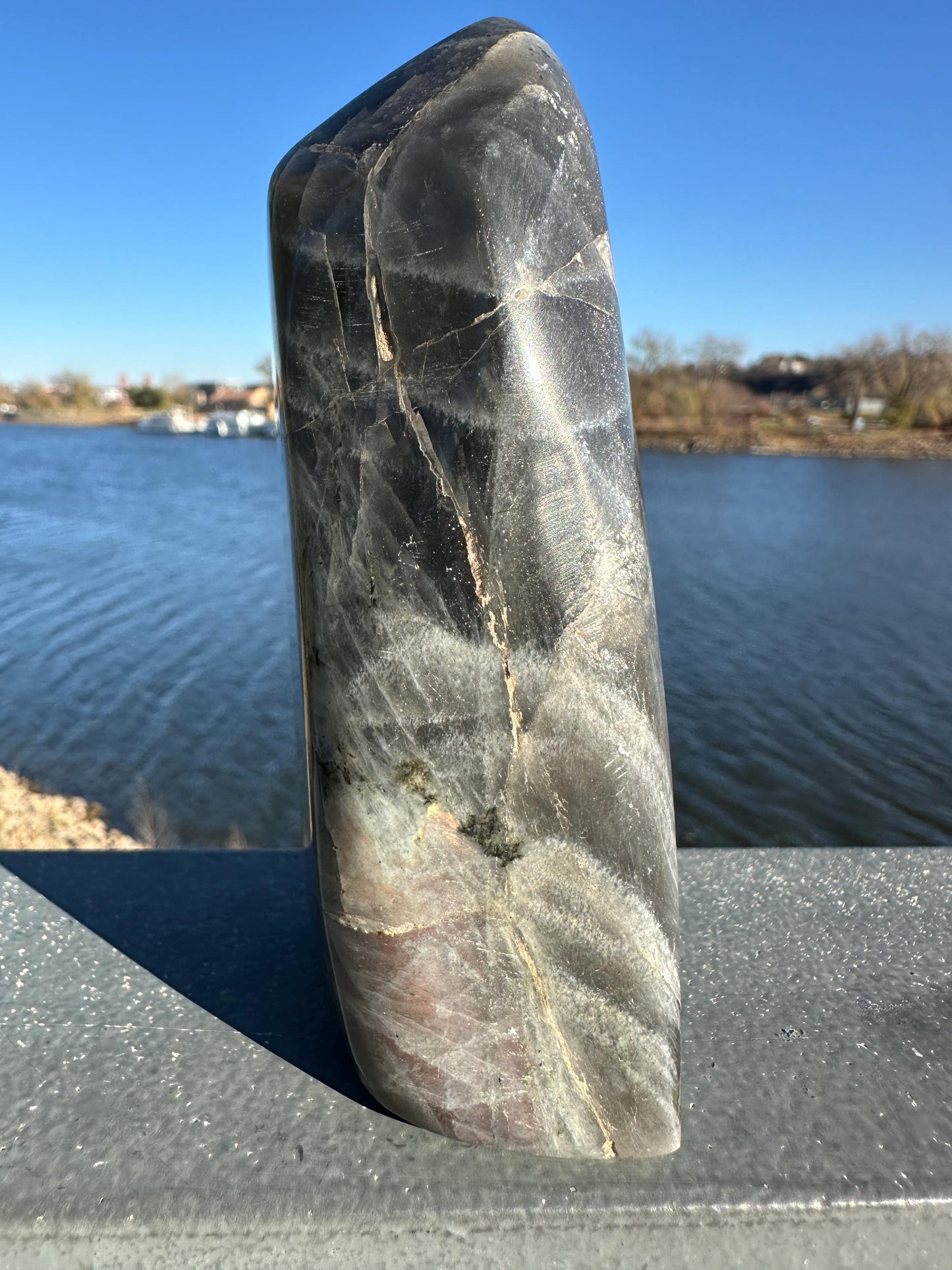 Flashy Natural Labradorite Polished Freeform