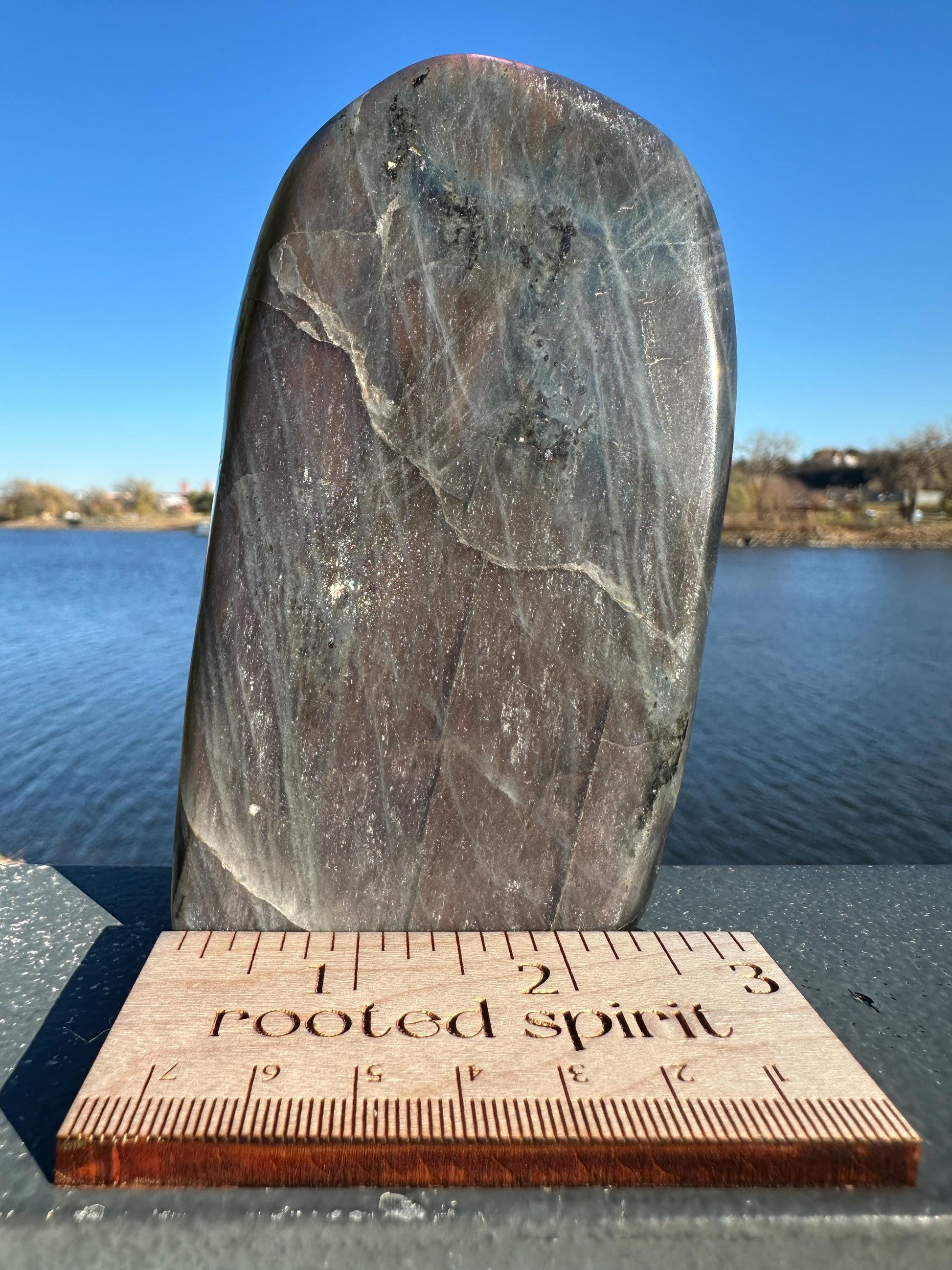 Flashy Natural Labradorite Polished Freeform