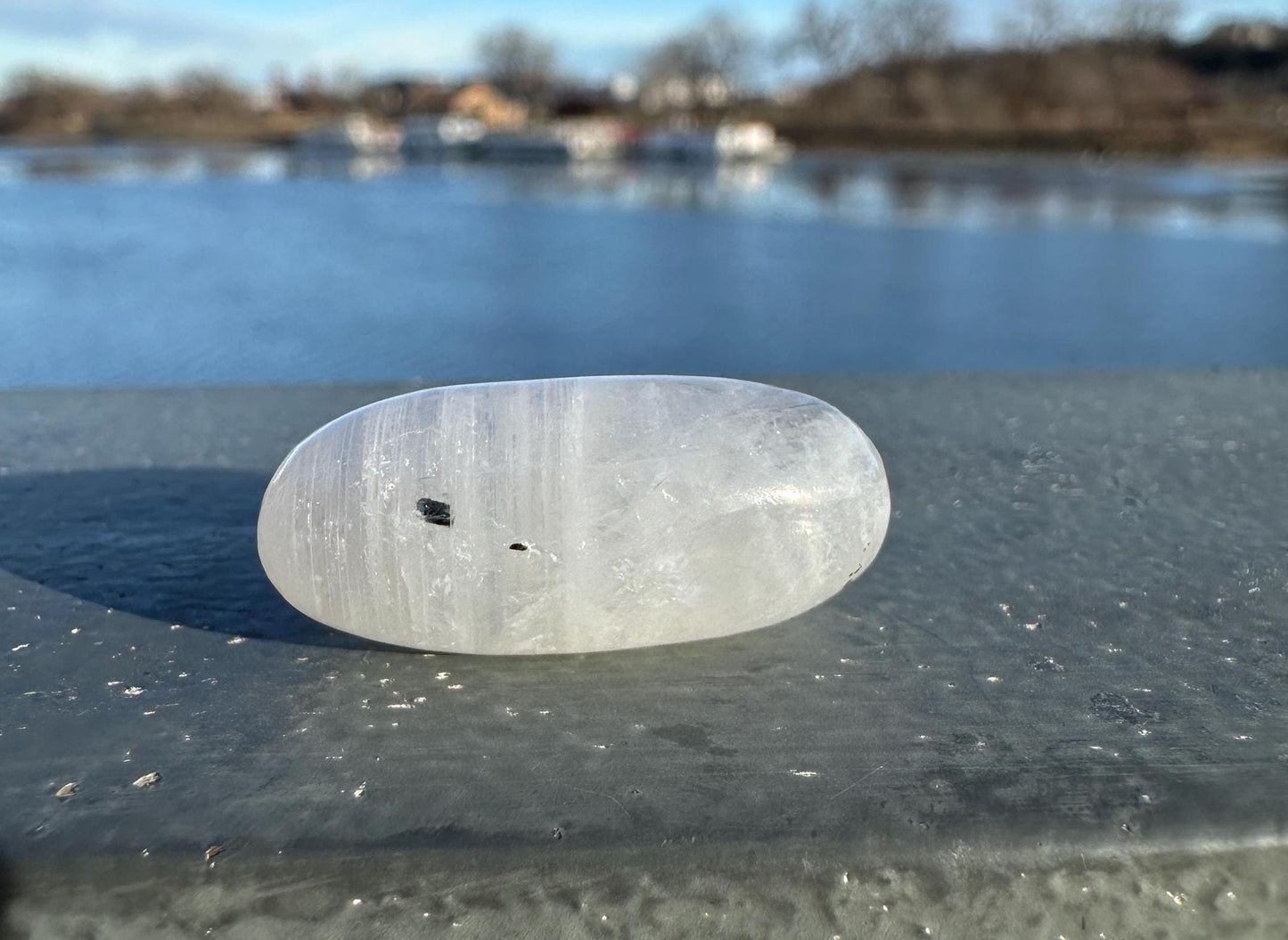 Flashy Rainbow Moonstone Shiva