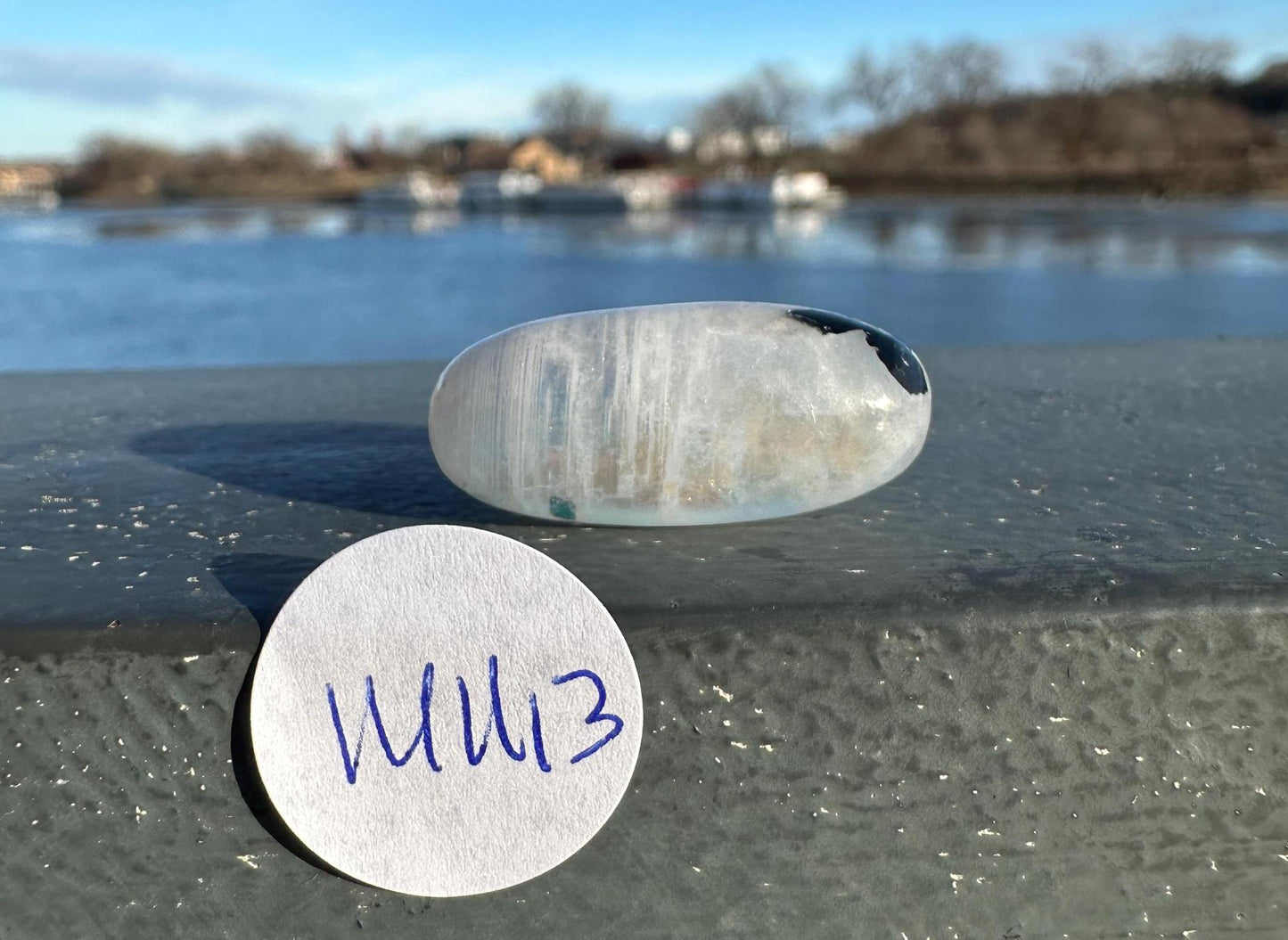 Flashy Rainbow Moonstone Shiva