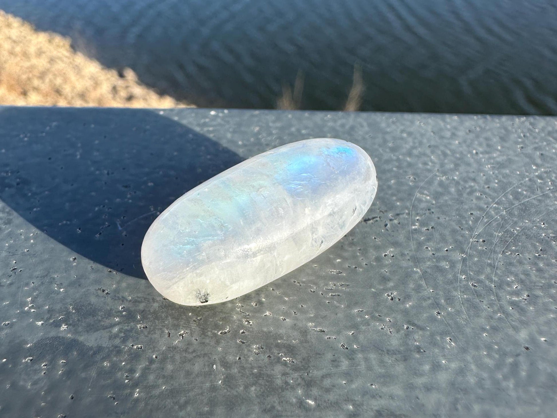 Flashy Rainbow Moonstone Shiva