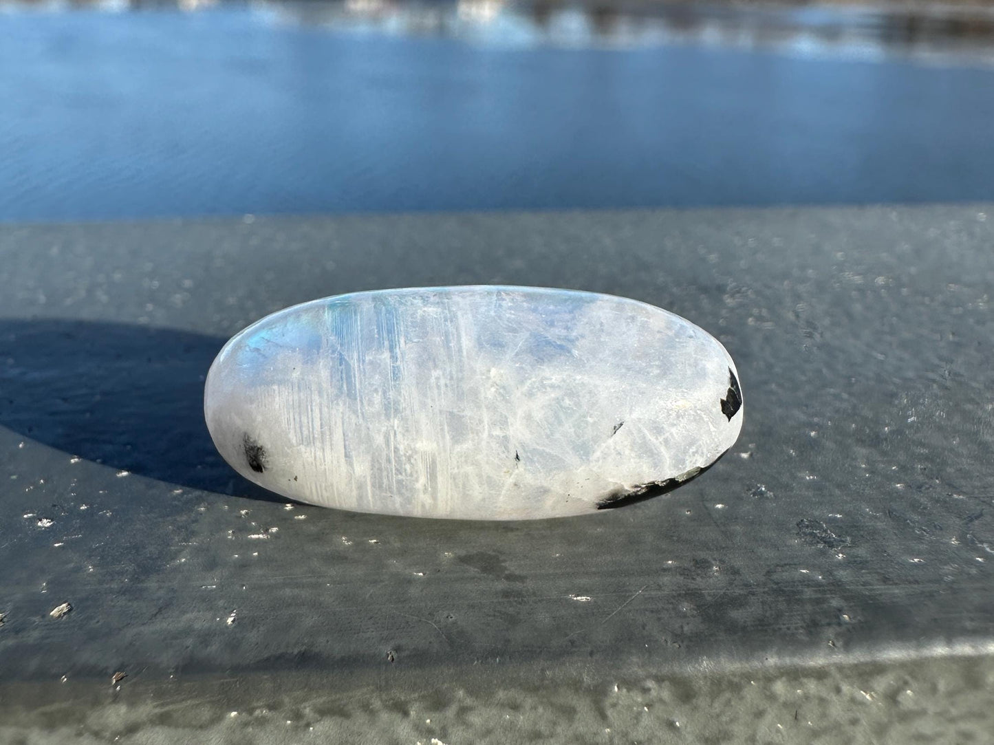 Flashy Rainbow Moonstone Shiva