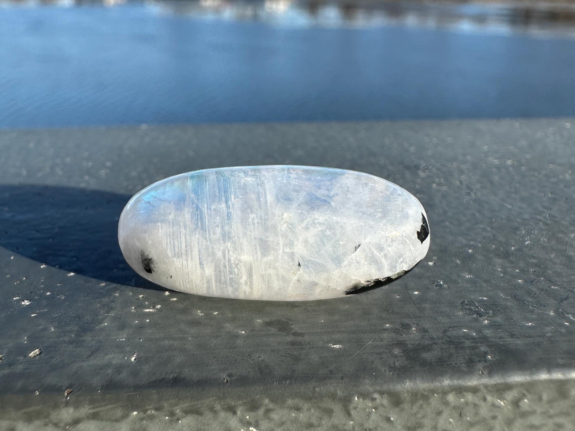 Flashy Rainbow Moonstone Shiva