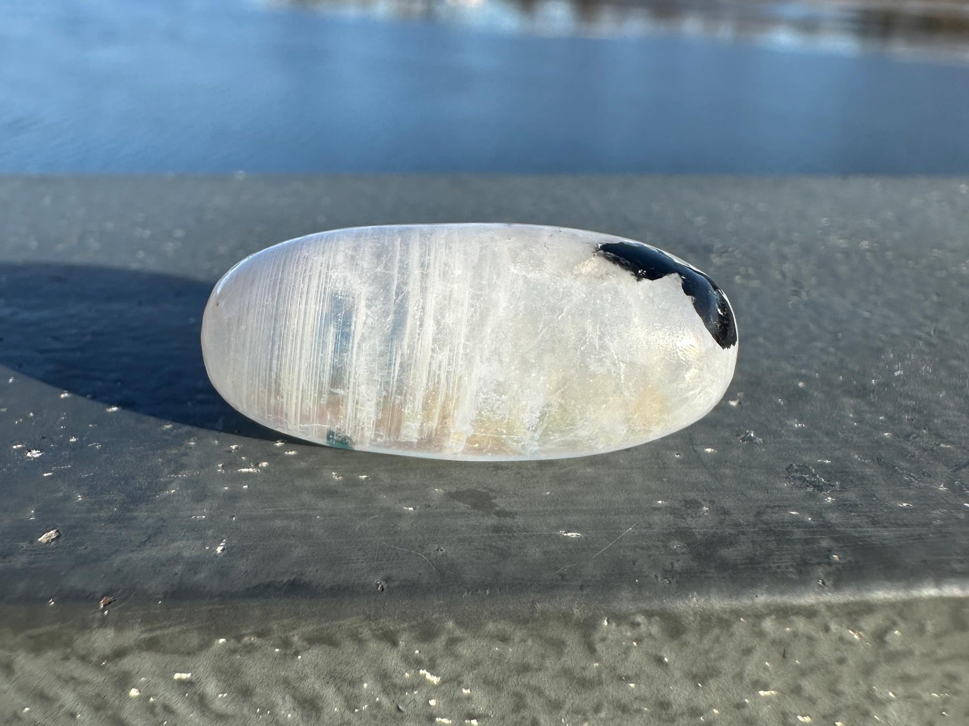 Flashy Rainbow Moonstone Shiva