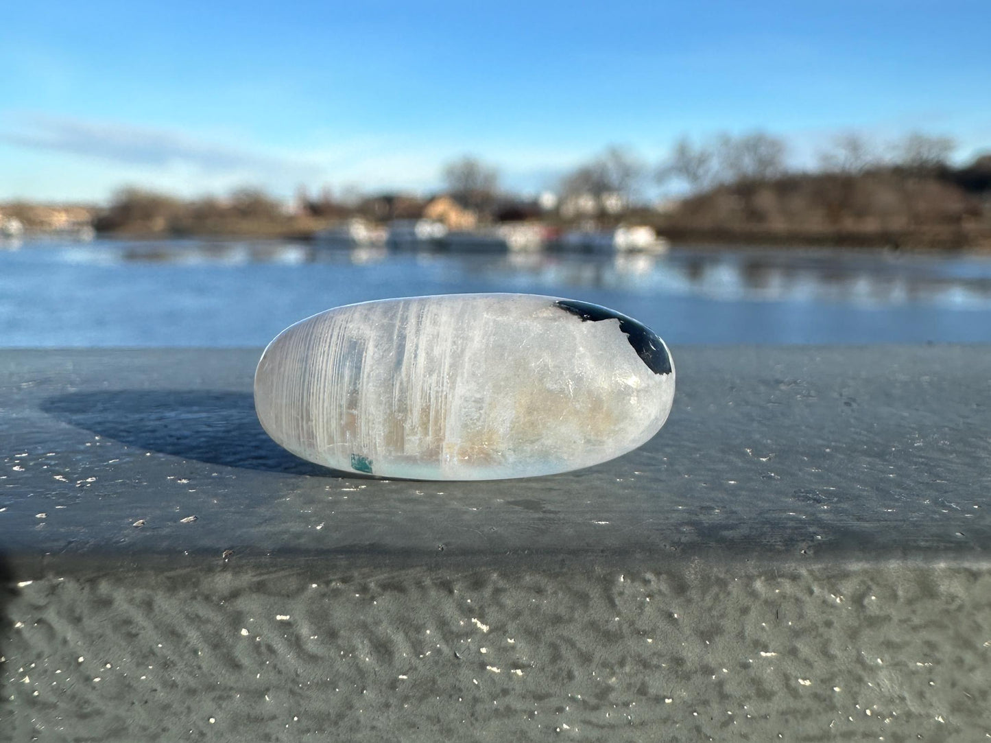 Flashy Rainbow Moonstone Shiva