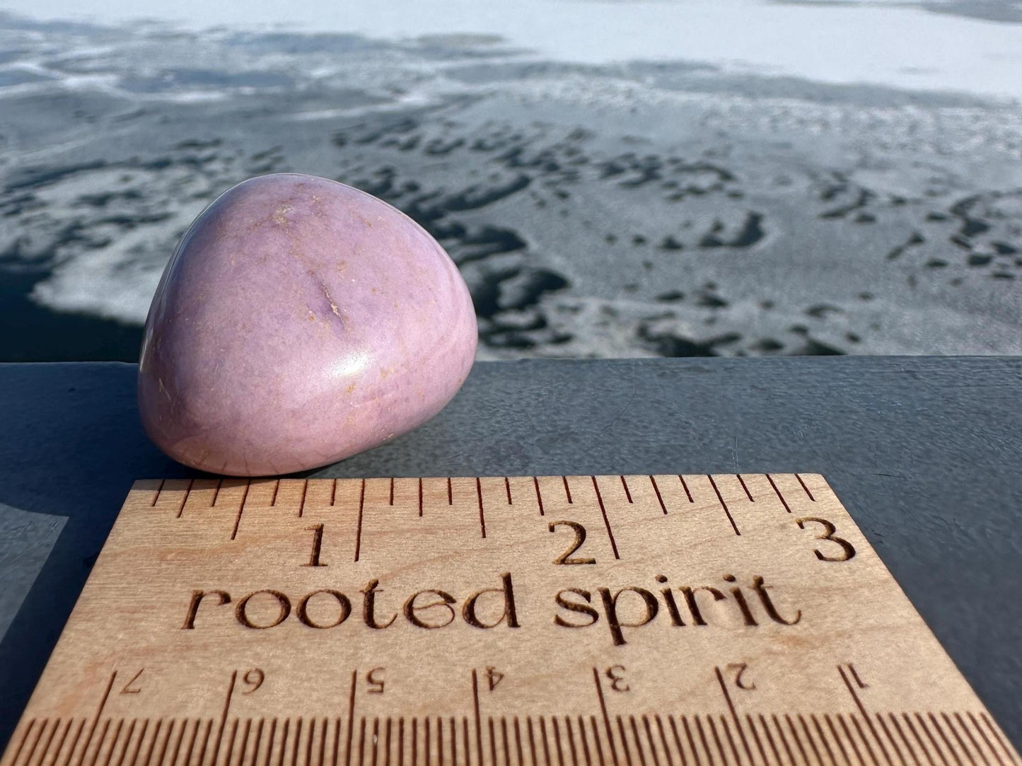 Gorgeous Natural Phosphosiderite Palm Stone