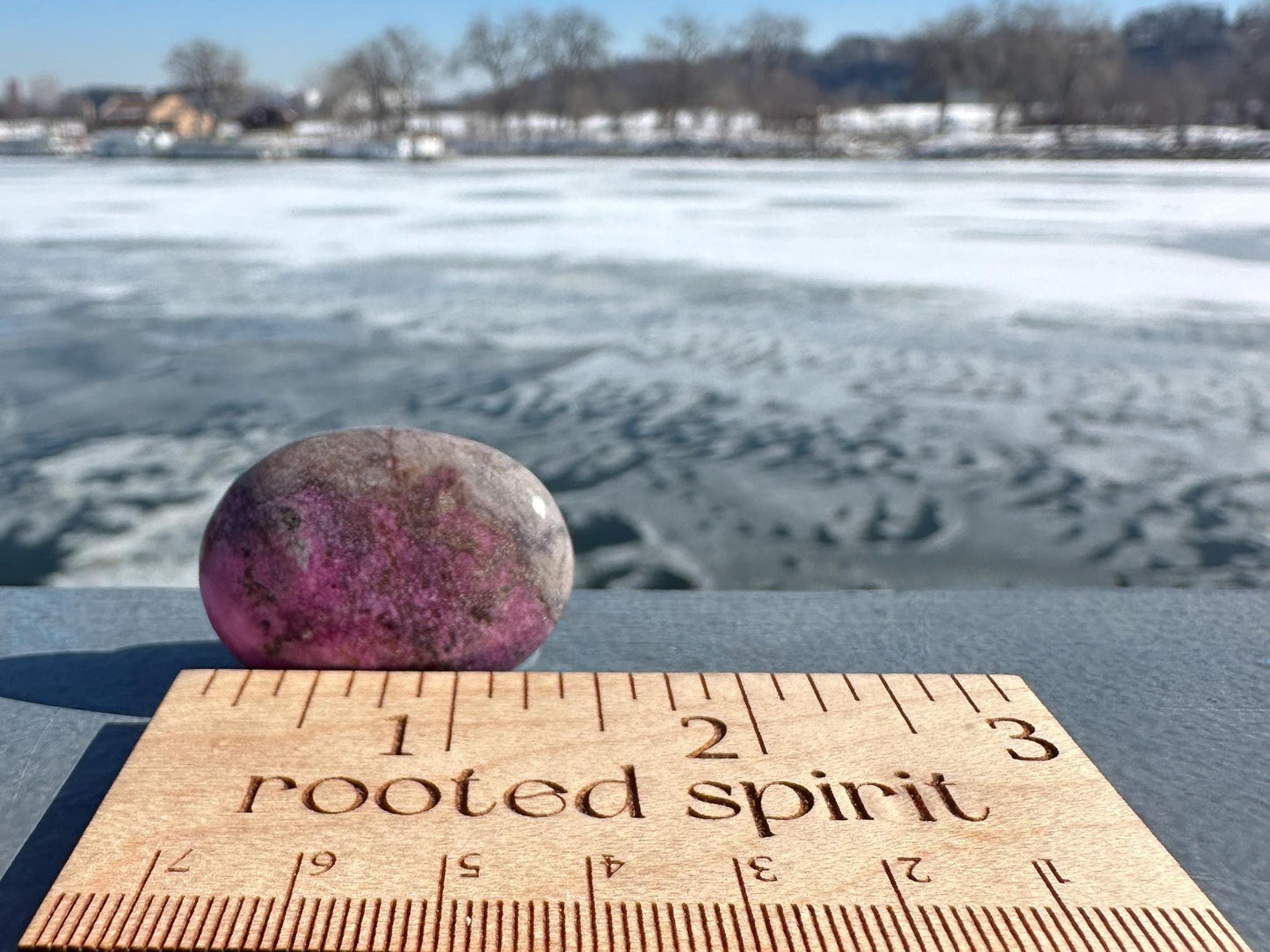 Stunning Cobalto Calcite Small Palm Stone | Home Decor | Crystal and Stones