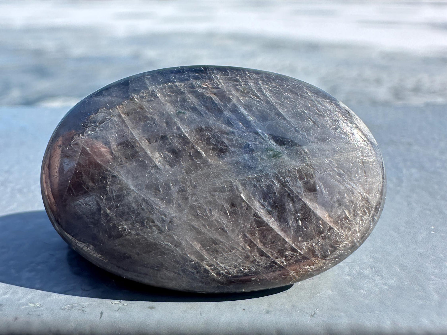 Blue Sapphire Polished Small Palm Stone