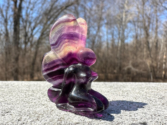 Mystical Rainbow Fluorite Fairy