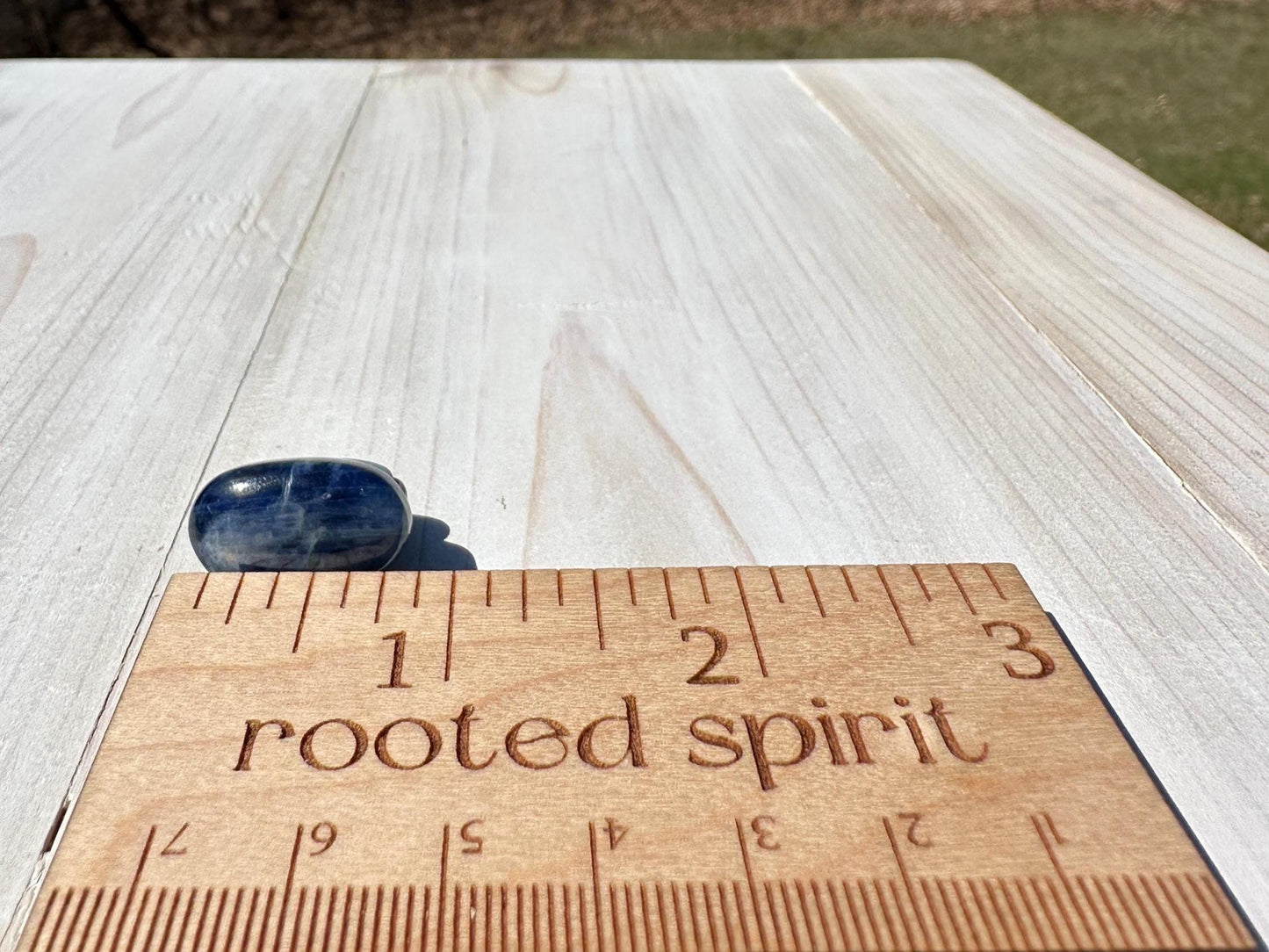 Gorgeous High Quality Polished Blue Kyanite Mini Palm Stone from Nepal