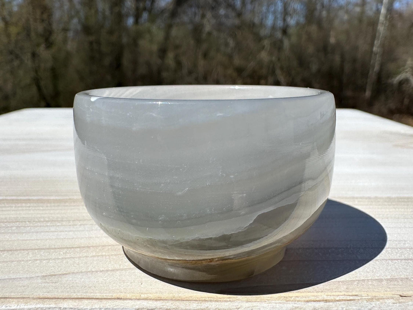 Small 2" Onyx Banded Dish | Crystal Bowl | Banded Onyx | Stone Dish