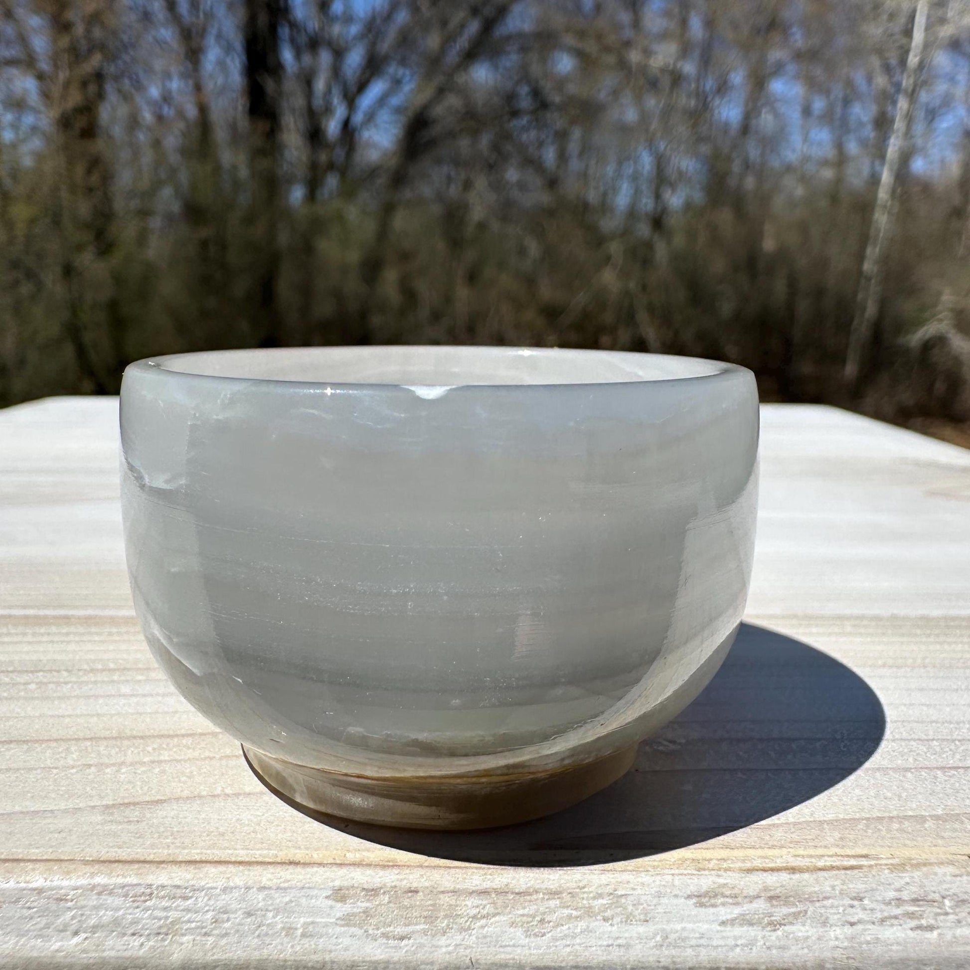 Small 2" Onyx Banded Dish | Crystal Bowl | Banded Onyx | Stone Dish
