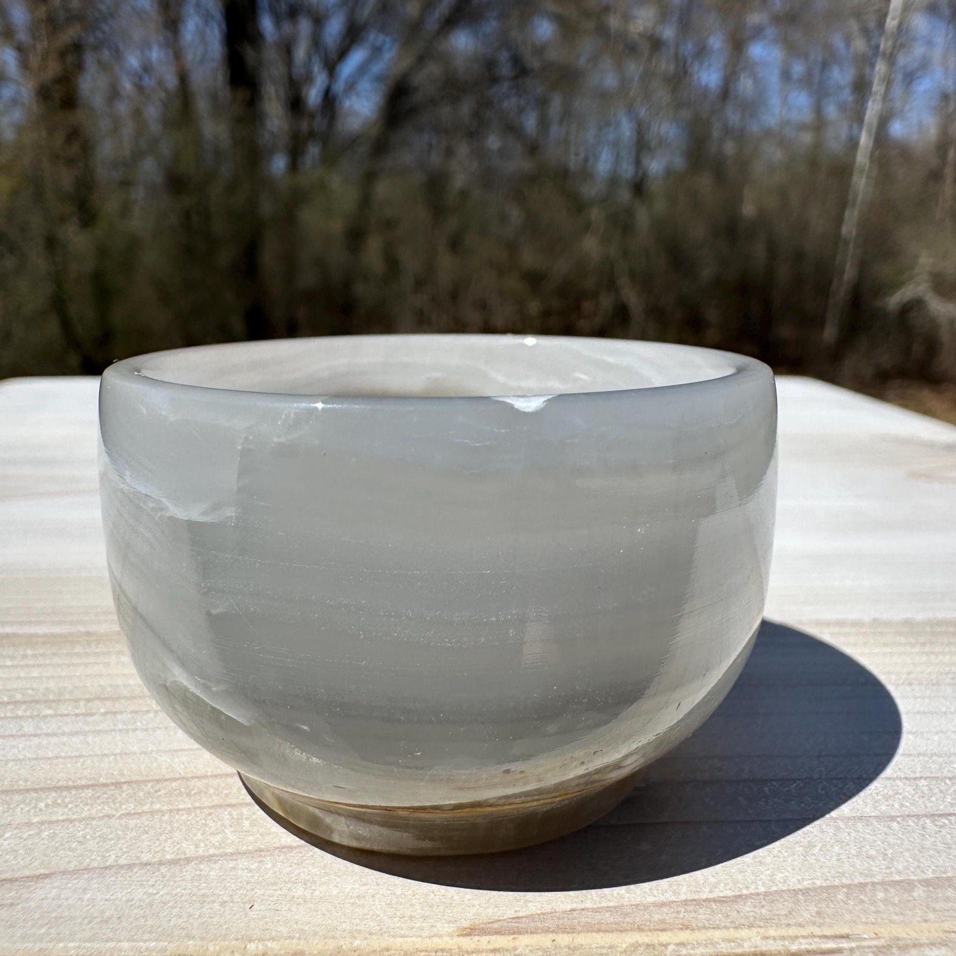 Small 2" Onyx Banded Dish | Crystal Bowl | Banded Onyx | Stone Dish