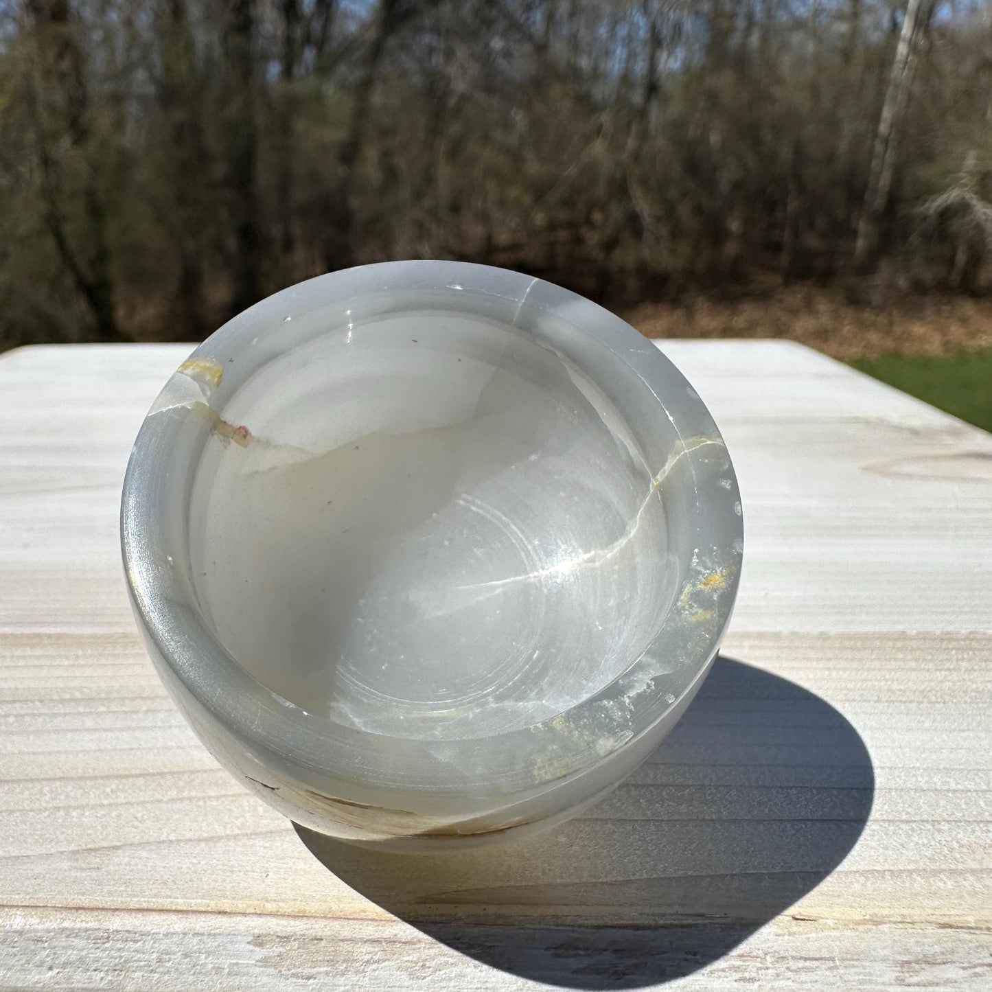 Small 2" Onyx Banded Dish | Crystal Bowl | Banded Onyx | Stone Dish