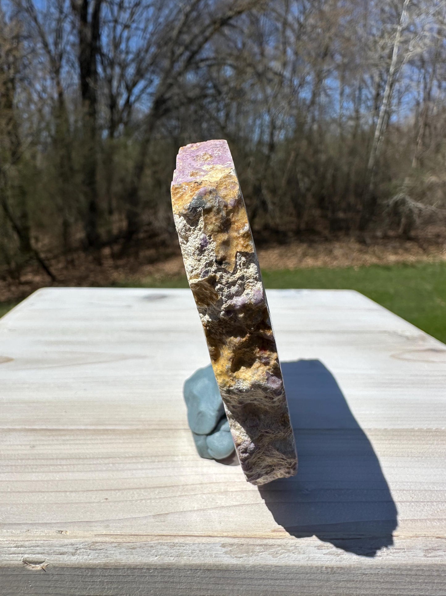 Gorgeous Natural Phosphosiderite Polished Slab from Peru