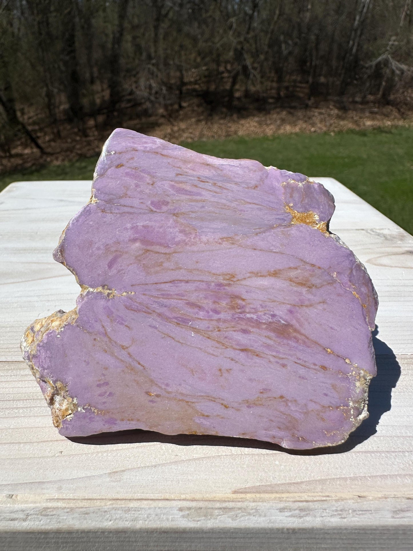 Gorgeous Natural Phosphosiderite Polished Slab from Peru