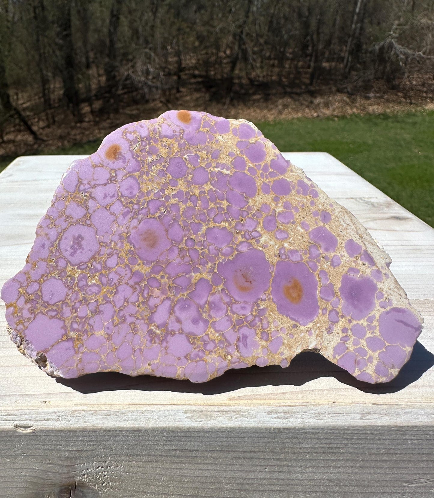 Gorgeous Natural Phosphosiderite Polished Slab from Peru