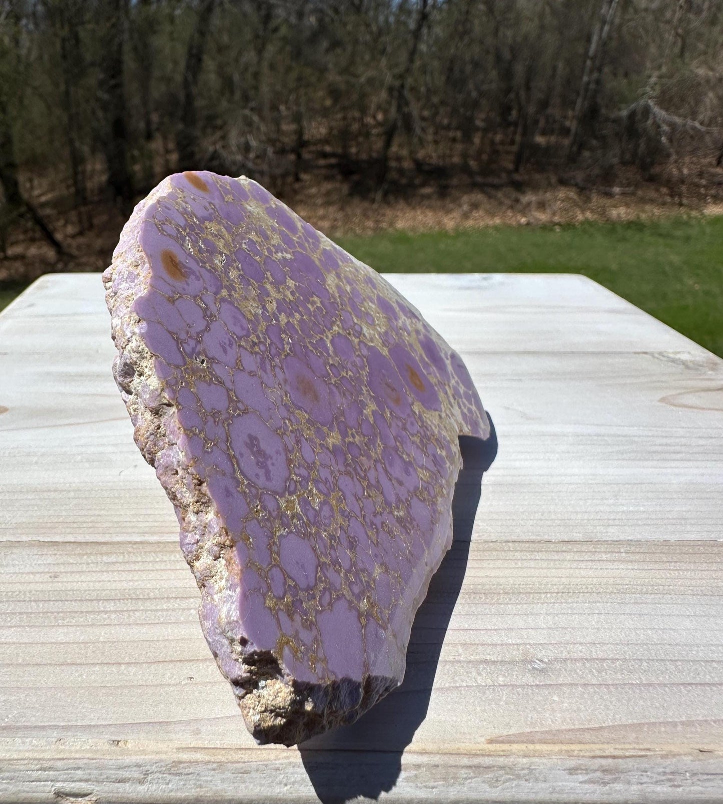 Gorgeous Natural Phosphosiderite Polished Slab from Peru