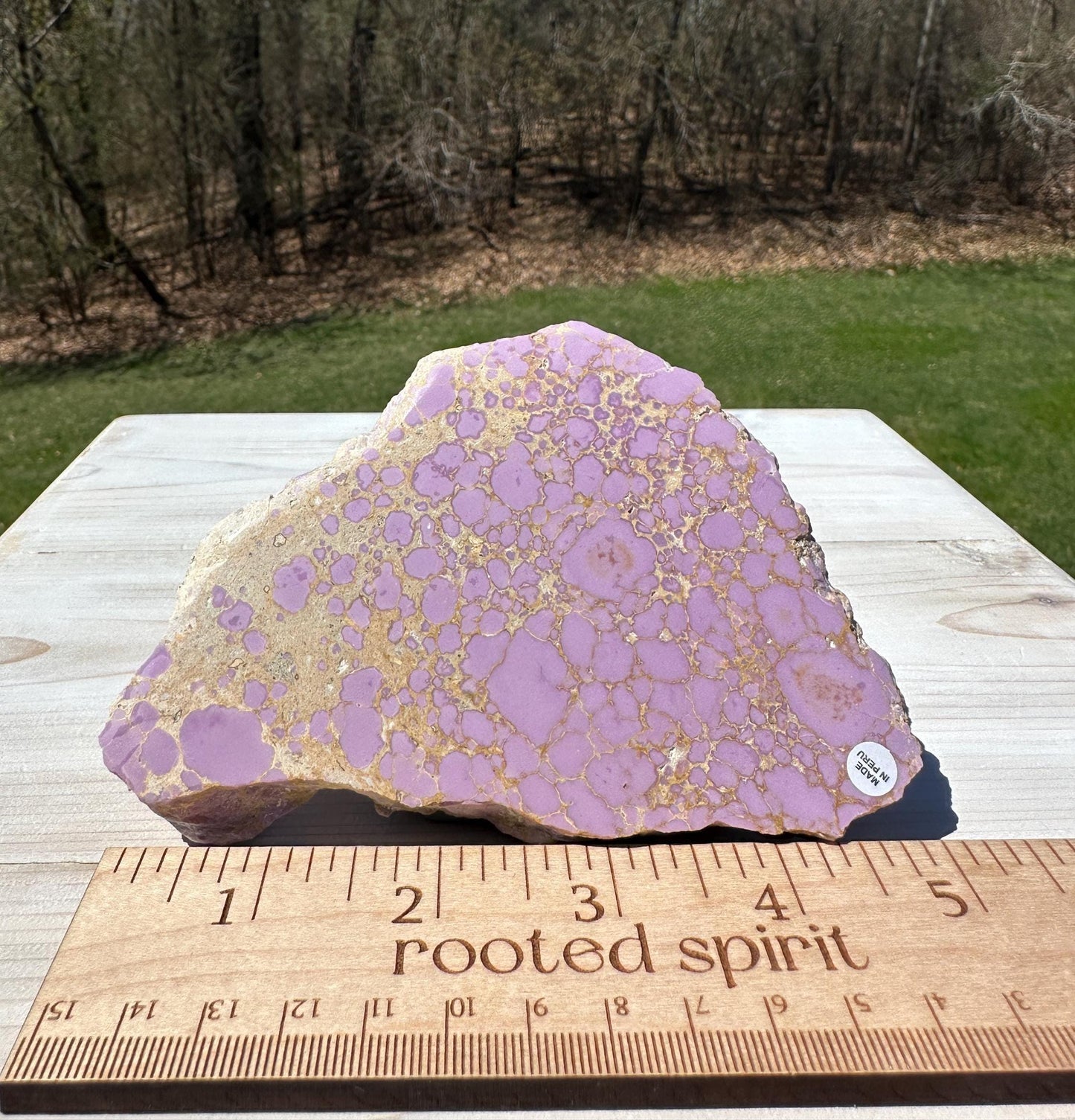 Gorgeous Natural Phosphosiderite Polished Slab from Peru