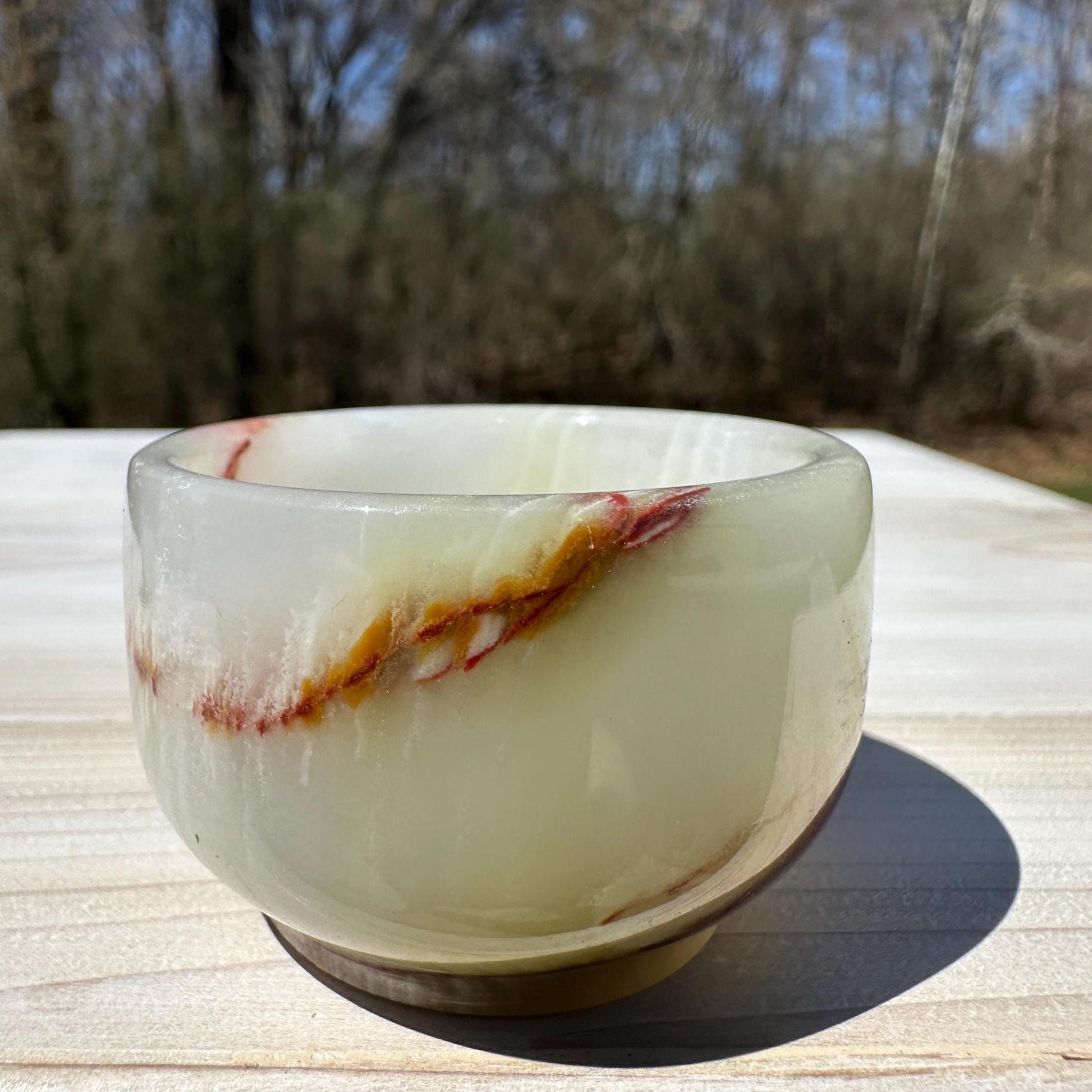 Small 2" Onyx Banded Dish | Crystal Bowl | Banded Onyx | Stone Dish