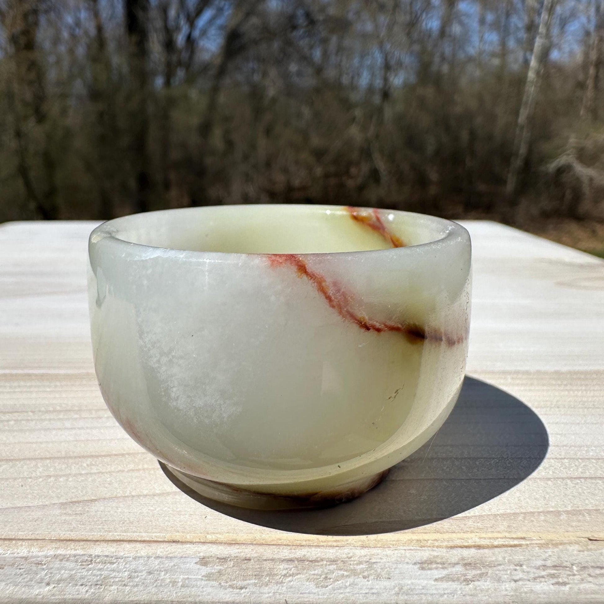 Small 2" Onyx Banded Dish | Crystal Bowl | Banded Onyx | Stone Dish