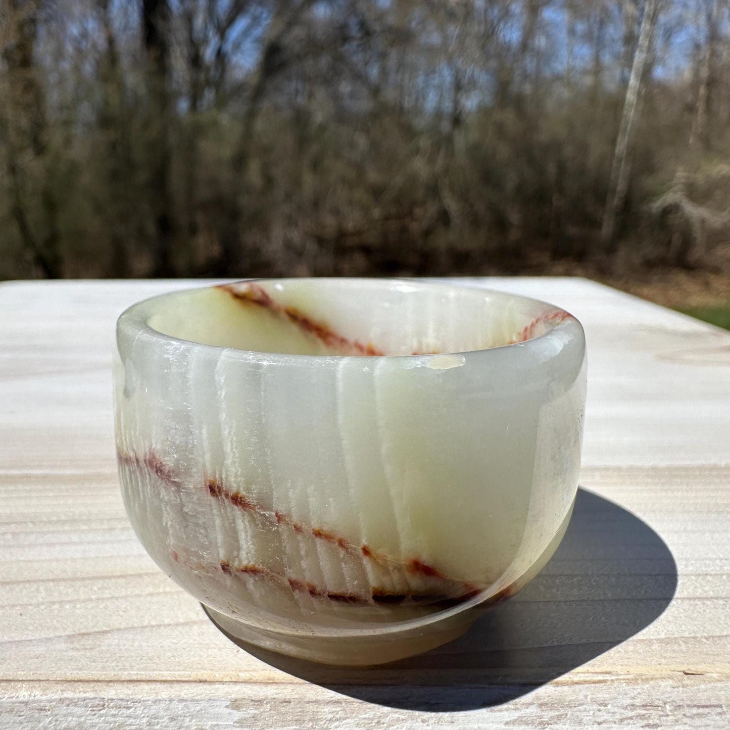 Small 2" Onyx Banded Dish | Crystal Bowl | Banded Onyx | Stone Dish