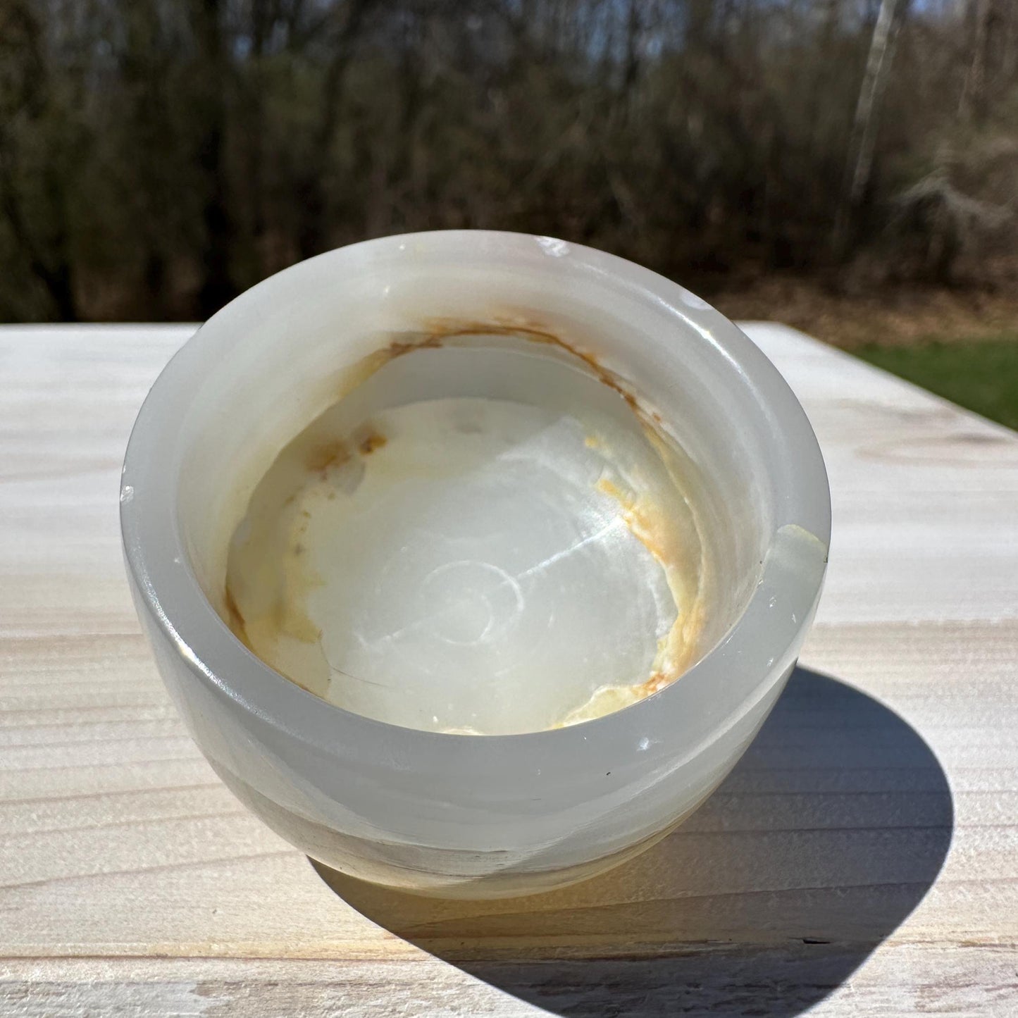 Small 2" Onyx Banded Dish | Crystal Bowl | Banded Onyx | Stone Dish