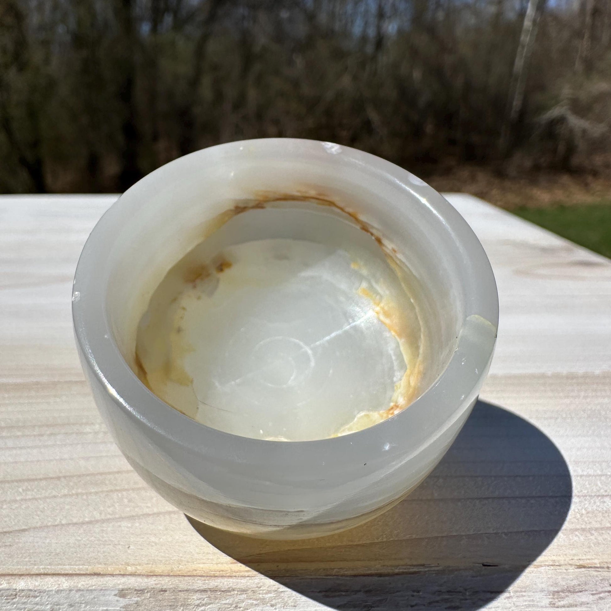 Small 2" Onyx Banded Dish | Crystal Bowl | Banded Onyx | Stone Dish