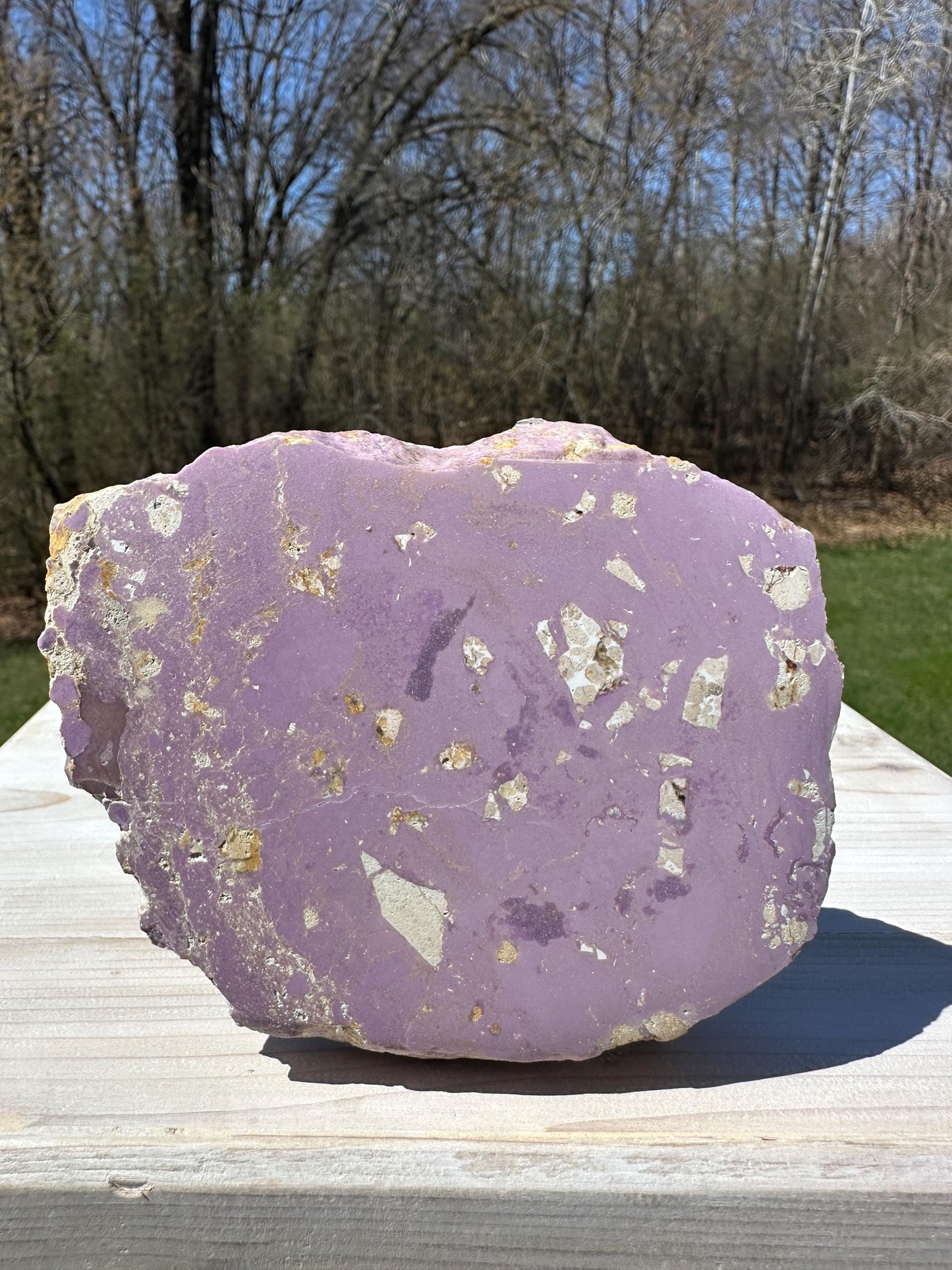 Gorgeous Natural Phosphosiderite Polished Slab from Peru