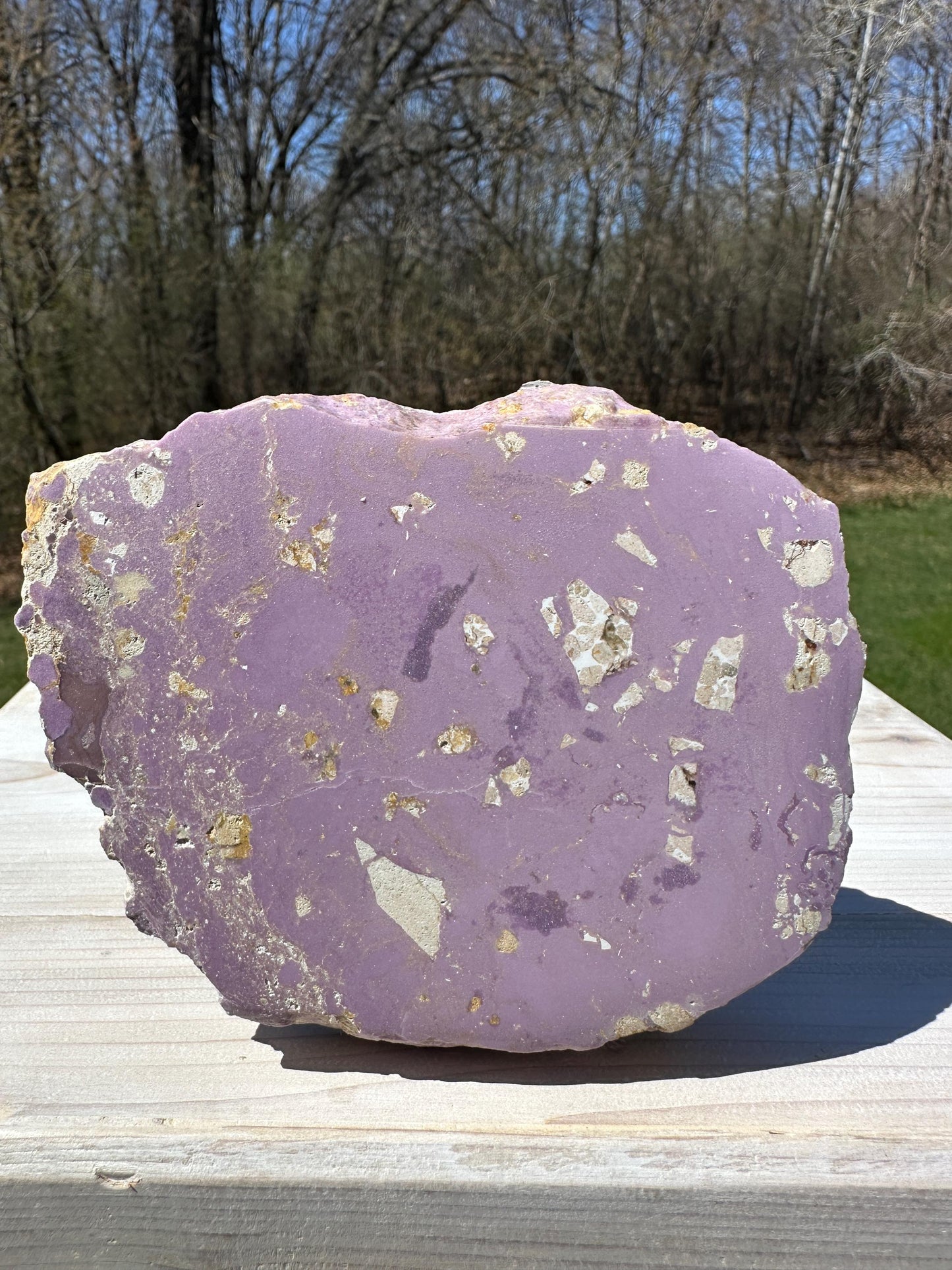 Gorgeous Natural Phosphosiderite Polished Slab from Peru