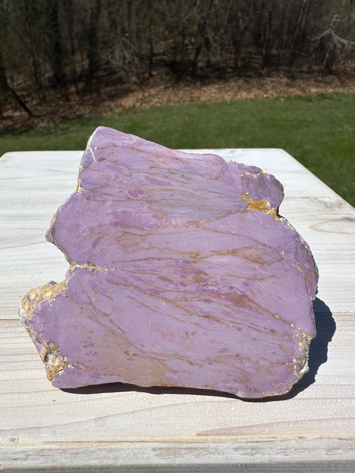 Gorgeous Natural Phosphosiderite Polished Slab from Peru