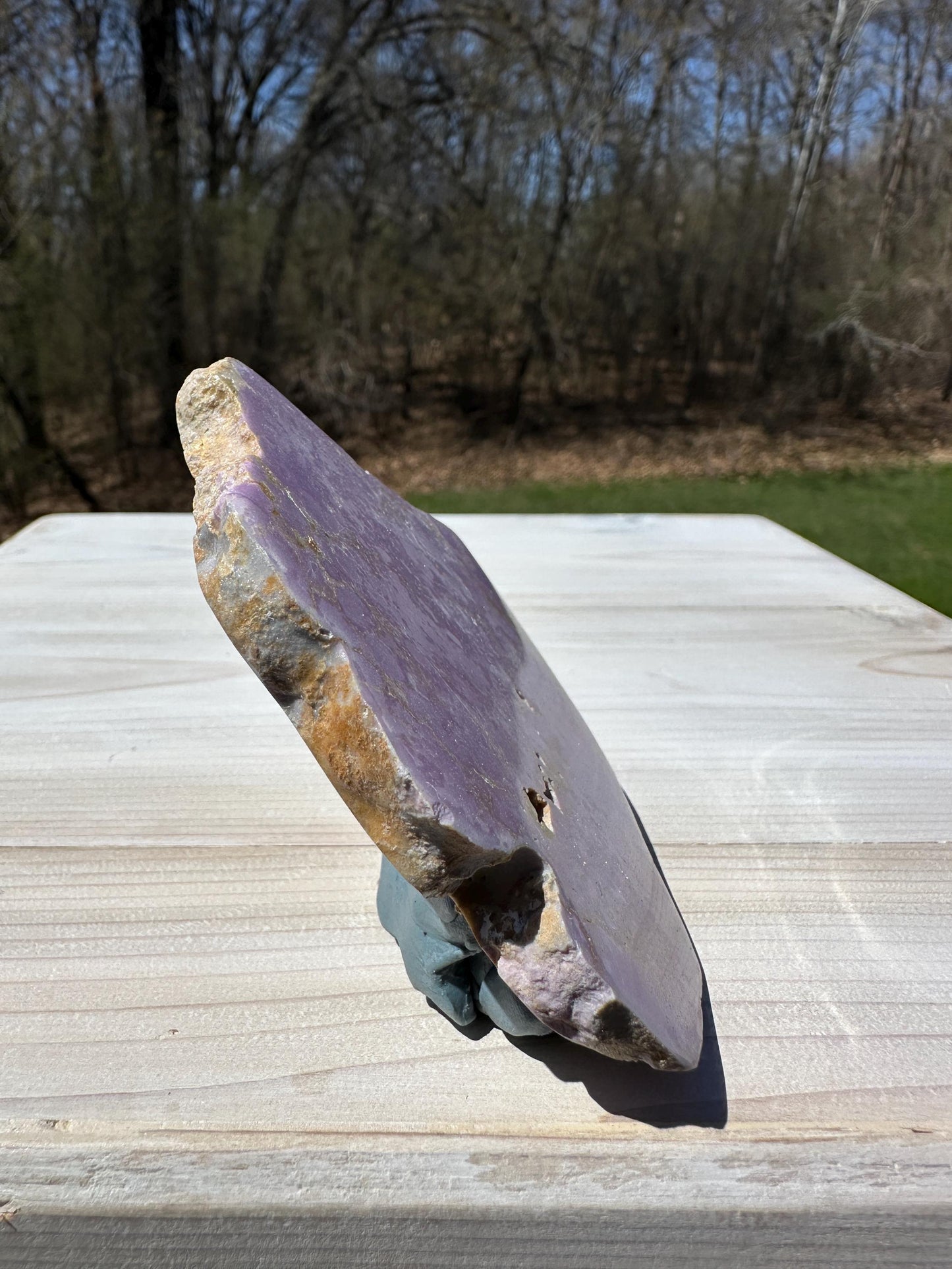 Gorgeous Natural Phosphosiderite Polished Slab from Peru
