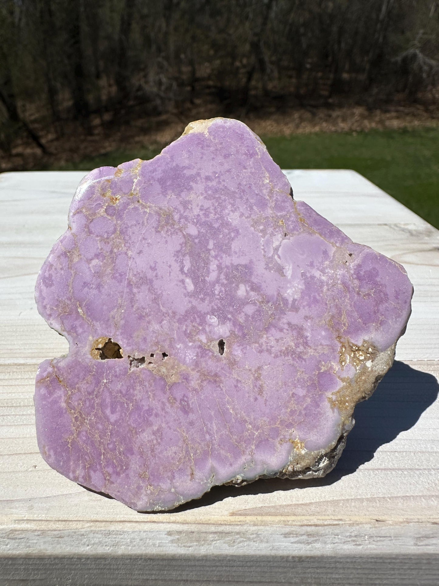 Gorgeous Natural Phosphosiderite Polished Slab from Peru